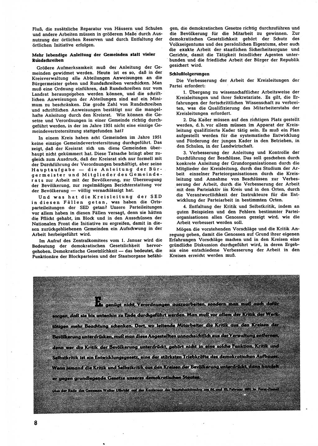 Neuer Weg (NW), Halbmonatsschrift fÃ¼r aktuelle Fragen der Arbeiterbewegung [Zentralkomitee (ZK) Sozialistische Einheitspartei Deutschlands (SED)], 7. Jahrgang [Deutsche Demokratische Republik (DDR)] 1952, Heft 4/8 (NW ZK SED DDR 1952, H. 4/8)