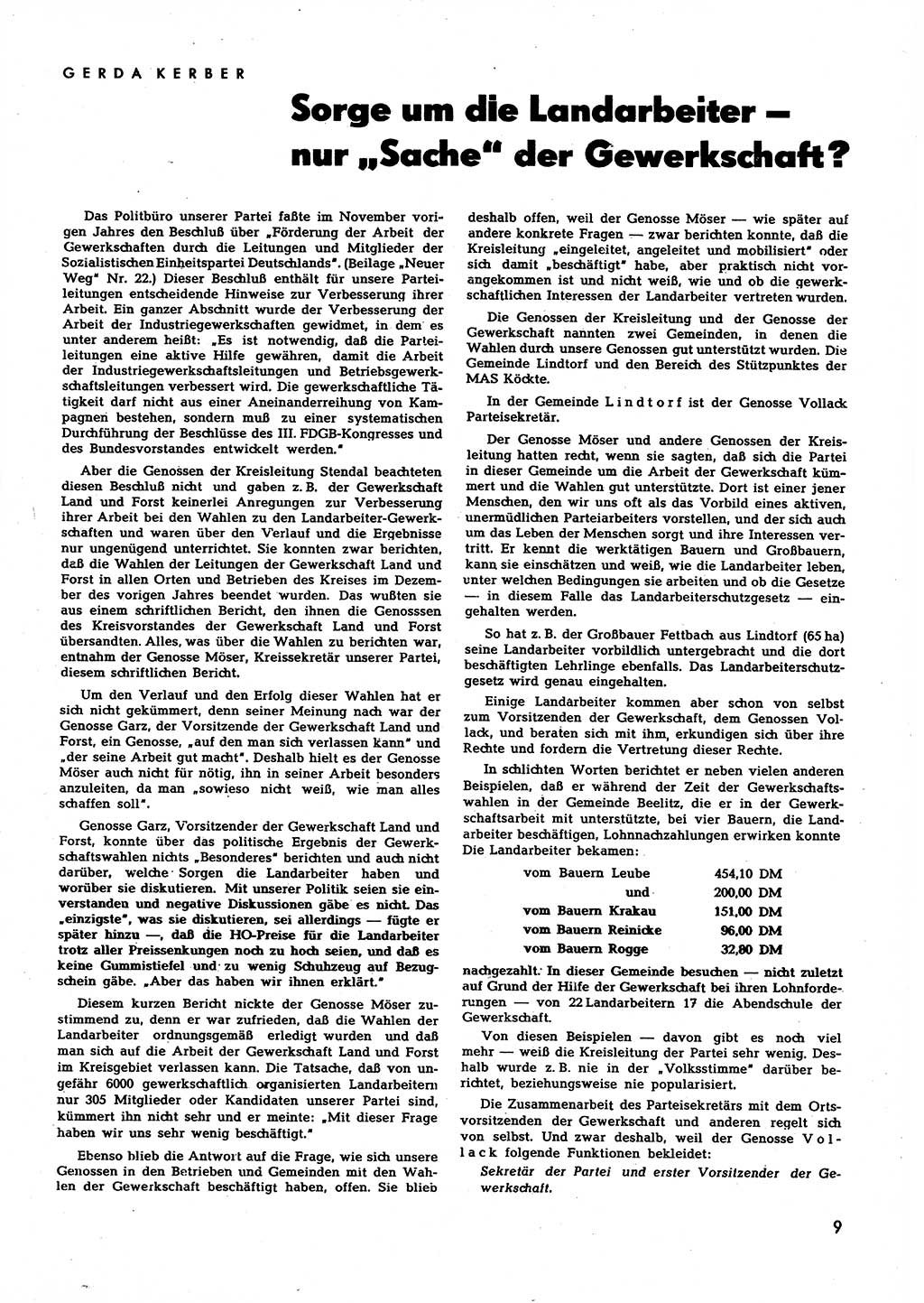 Neuer Weg (NW), Halbmonatsschrift für aktuelle Fragen der Arbeiterbewegung [Zentralkomitee (ZK) Sozialistische Einheitspartei Deutschlands (SED)], 7. Jahrgang [Deutsche Demokratische Republik (DDR)] 1952, Heft 4/9 (NW ZK SED DDR 1952, H. 4/9)