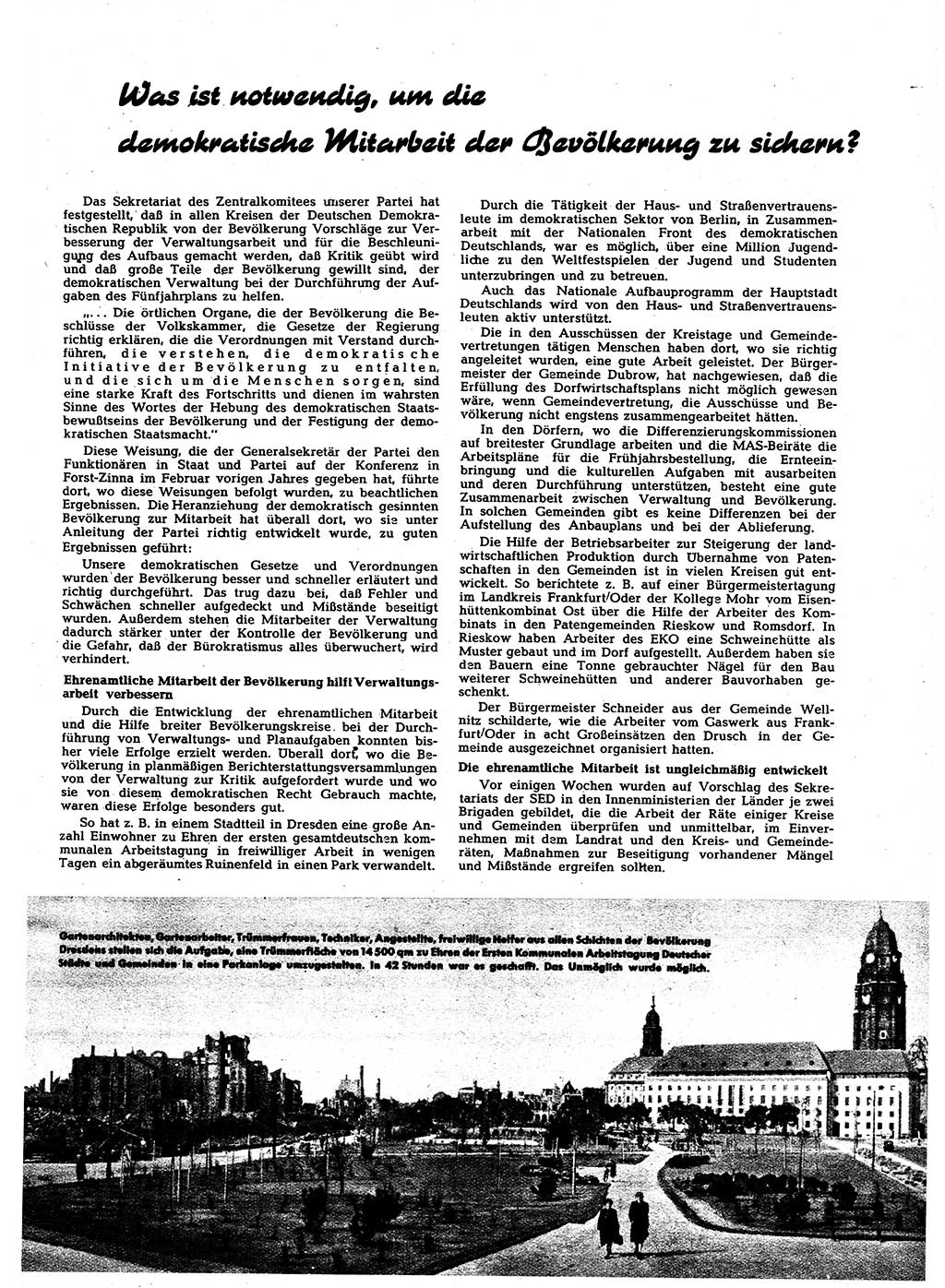 Neuer Weg (NW), Halbmonatsschrift für aktuelle Fragen der Arbeiterbewegung [Zentralkomitee (ZK) Sozialistische Einheitspartei Deutschlands (SED)], 7. Jahrgang [Deutsche Demokratische Republik (DDR)] 1952, Heft 4/21 (NW ZK SED DDR 1952, H. 4/21)