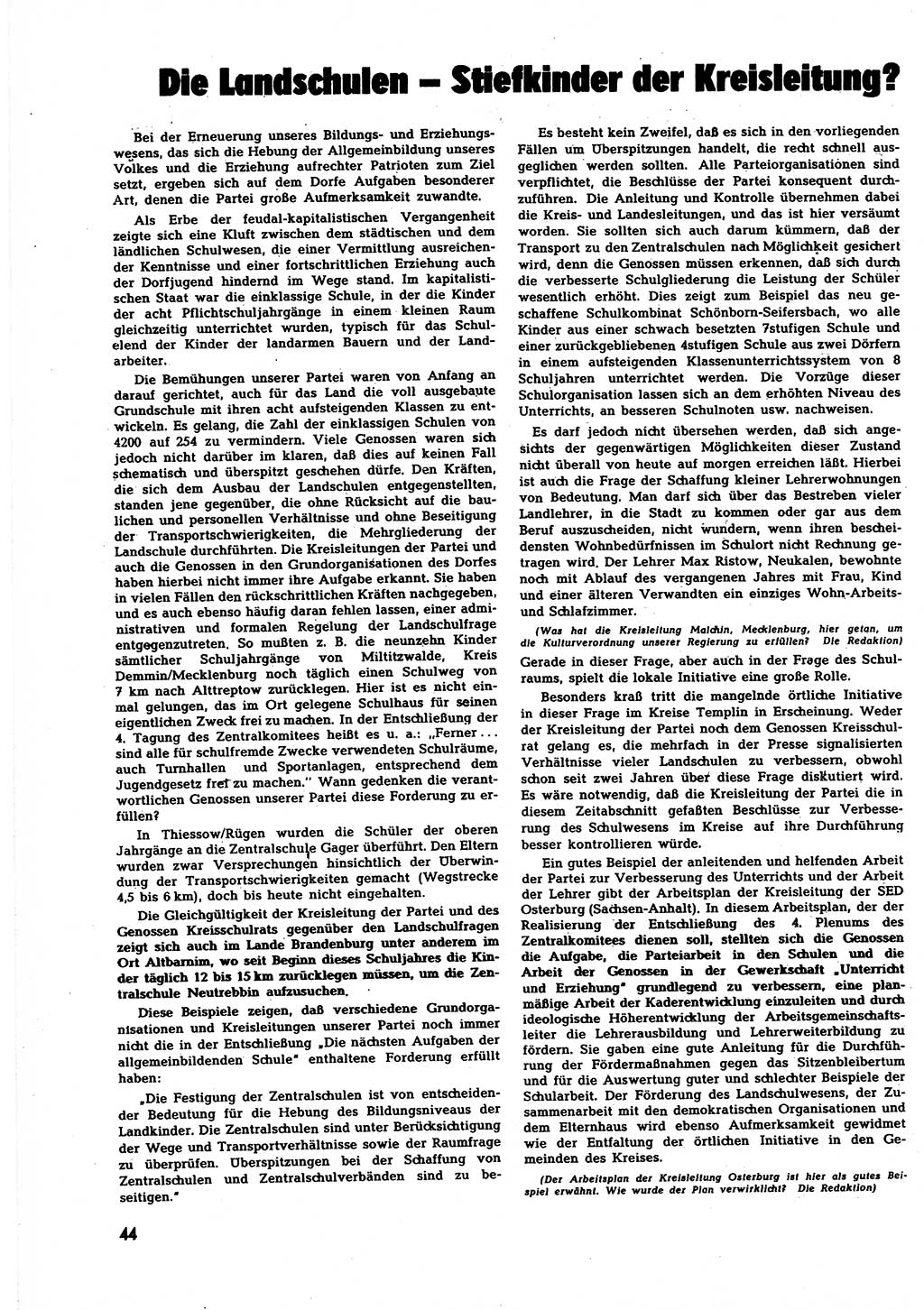 Neuer Weg (NW), Halbmonatsschrift für aktuelle Fragen der Arbeiterbewegung [Zentralkomitee (ZK) Sozialistische Einheitspartei Deutschlands (SED)], 7. Jahrgang [Deutsche Demokratische Republik (DDR)] 1952, Heft 4/44 (NW ZK SED DDR 1952, H. 4/44)
