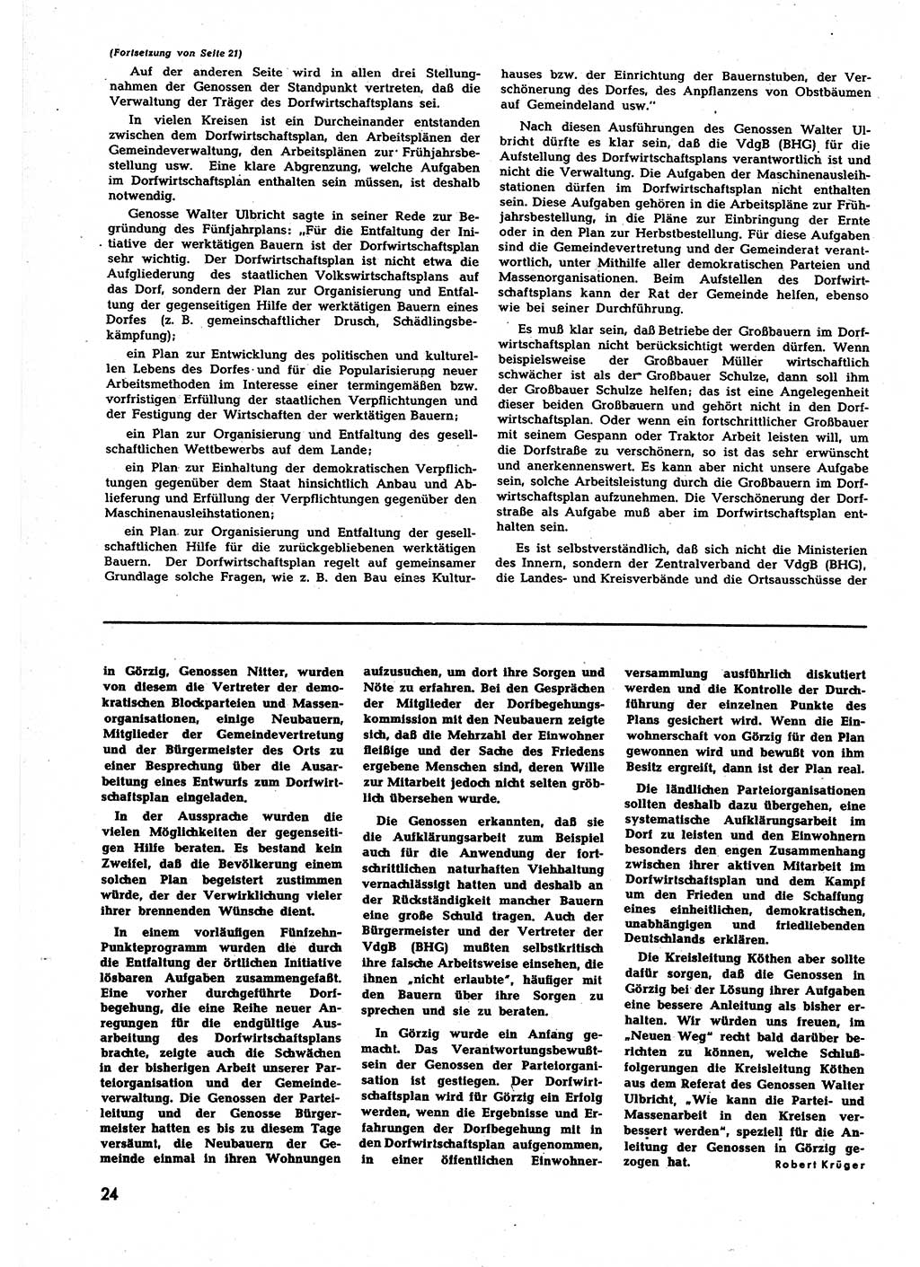 Neuer Weg (NW), Halbmonatsschrift für aktuelle Fragen der Arbeiterbewegung [Zentralkomitee (ZK) Sozialistische Einheitspartei Deutschlands (SED)], 7. Jahrgang [Deutsche Demokratische Republik (DDR)] 1952, Heft 5/24 (NW ZK SED DDR 1952, H. 5/24)