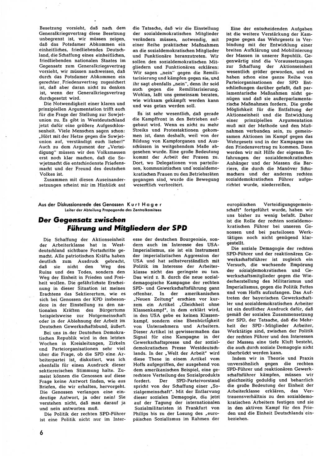 Neuer Weg (NW), Halbmonatsschrift für aktuelle Fragen der Arbeiterbewegung [Zentralkomitee (ZK) Sozialistische Einheitspartei Deutschlands (SED)], 7. Jahrgang [Deutsche Demokratische Republik (DDR)] 1952, Heft 6/6 (NW ZK SED DDR 1952, H. 6/6)