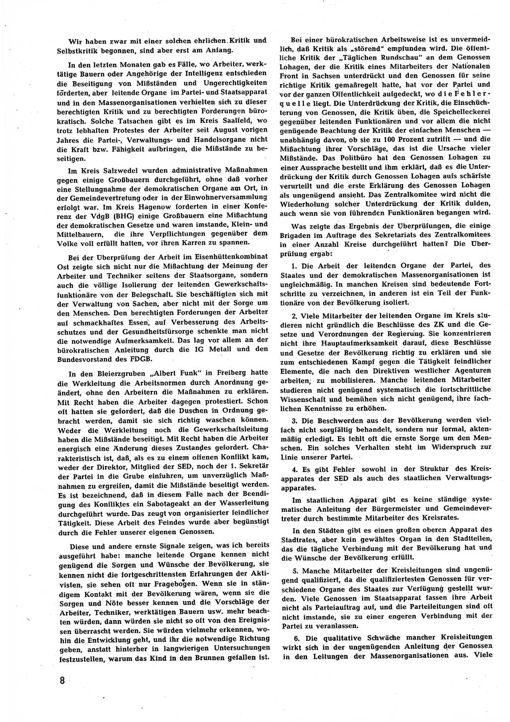 Neuer Weg (NW), Halbmonatsschrift für aktuelle Fragen der Arbeiterbewegung [Zentralkomitee (ZK) Sozialistische Einheitspartei Deutschlands (SED)], 7. Jahrgang [Deutsche Demokratische Republik (DDR)] 1952, Heft 6/8 (NW ZK SED DDR 1952, H. 6/8)