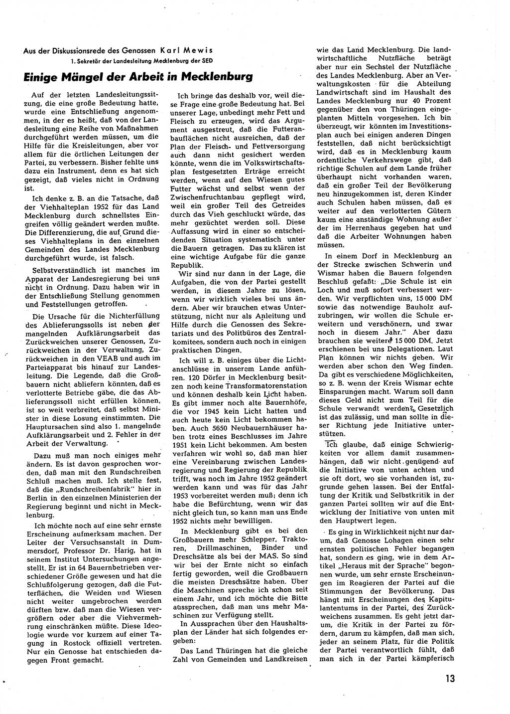 Neuer Weg (NW), Halbmonatsschrift für aktuelle Fragen der Arbeiterbewegung [Zentralkomitee (ZK) Sozialistische Einheitspartei Deutschlands (SED)], 7. Jahrgang [Deutsche Demokratische Republik (DDR)] 1952, Heft 6/13 (NW ZK SED DDR 1952, H. 6/13)