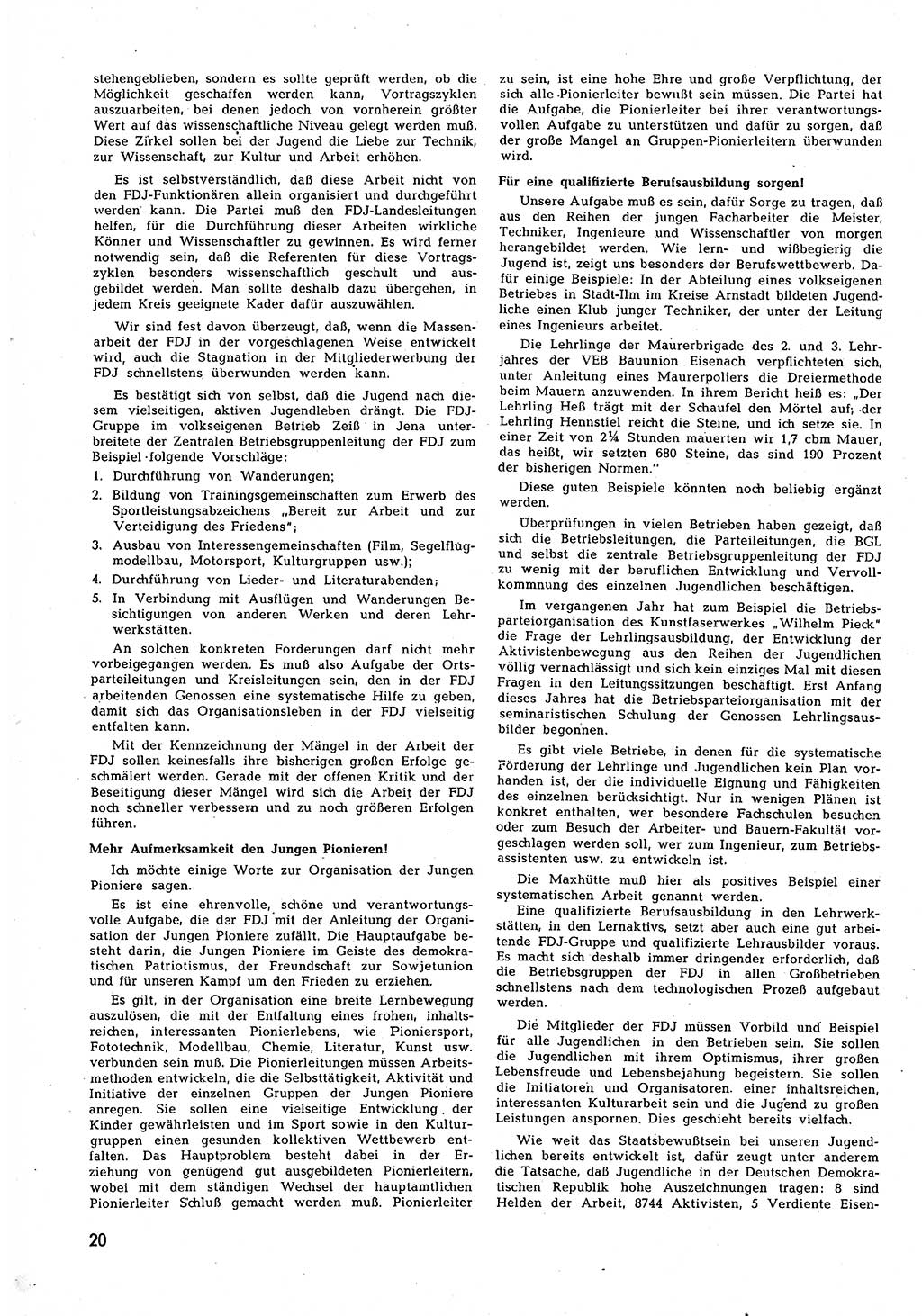 Neuer Weg (NW), Halbmonatsschrift für aktuelle Fragen der Arbeiterbewegung [Zentralkomitee (ZK) Sozialistische Einheitspartei Deutschlands (SED)], 7. Jahrgang [Deutsche Demokratische Republik (DDR)] 1952, Heft 6/20 (NW ZK SED DDR 1952, H. 6/20)