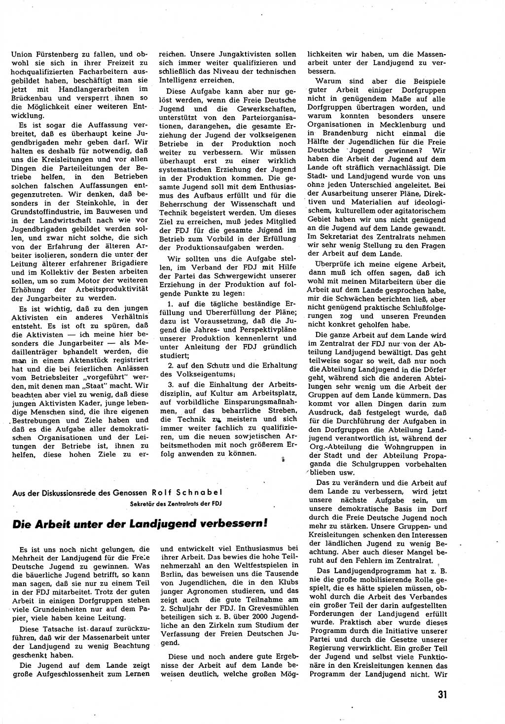 Neuer Weg (NW), Halbmonatsschrift für aktuelle Fragen der Arbeiterbewegung [Zentralkomitee (ZK) Sozialistische Einheitspartei Deutschlands (SED)], 7. Jahrgang [Deutsche Demokratische Republik (DDR)] 1952, Heft 6/31 (NW ZK SED DDR 1952, H. 6/31)