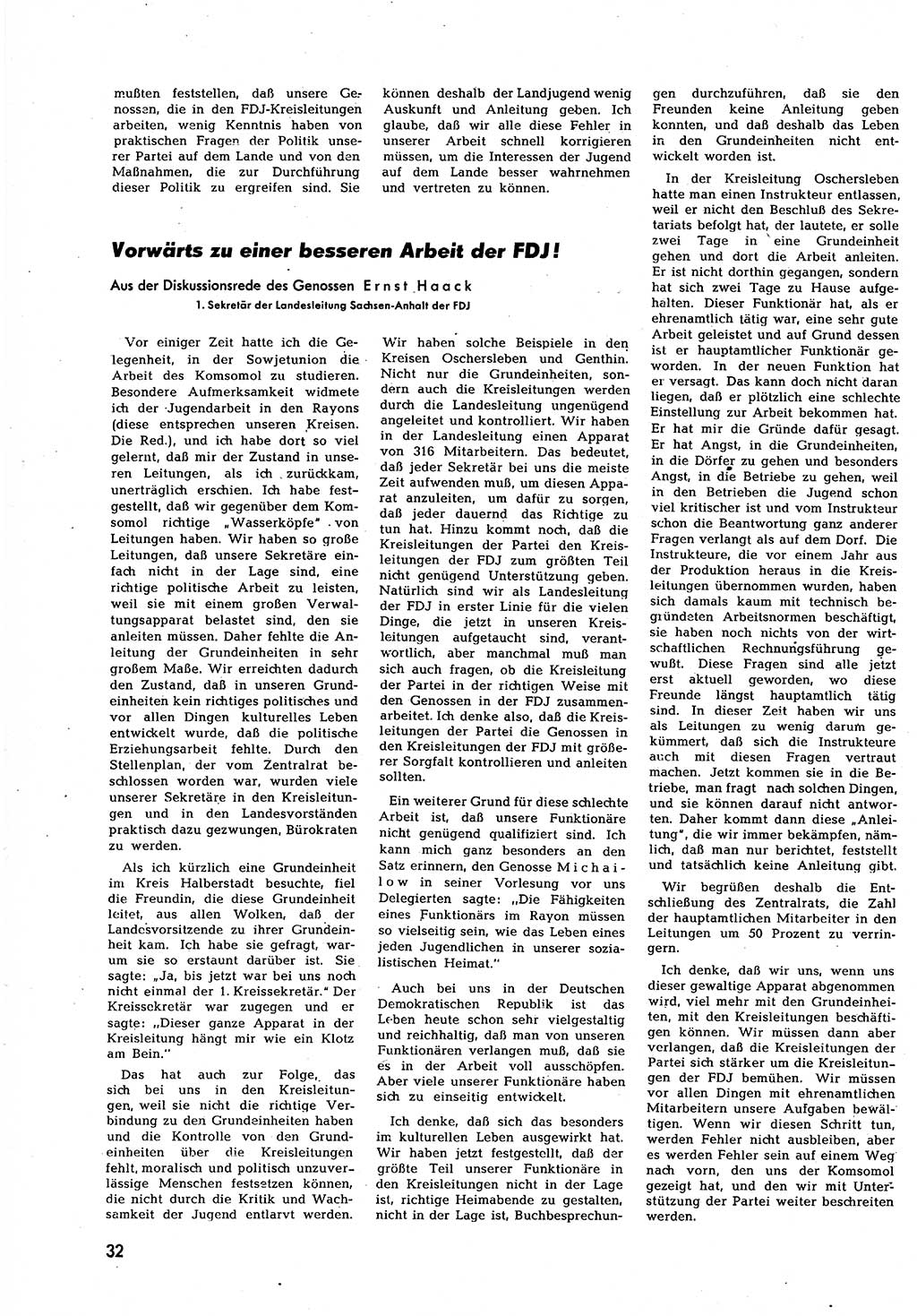 Neuer Weg (NW), Halbmonatsschrift für aktuelle Fragen der Arbeiterbewegung [Zentralkomitee (ZK) Sozialistische Einheitspartei Deutschlands (SED)], 7. Jahrgang [Deutsche Demokratische Republik (DDR)] 1952, Heft 6/32 (NW ZK SED DDR 1952, H. 6/32)