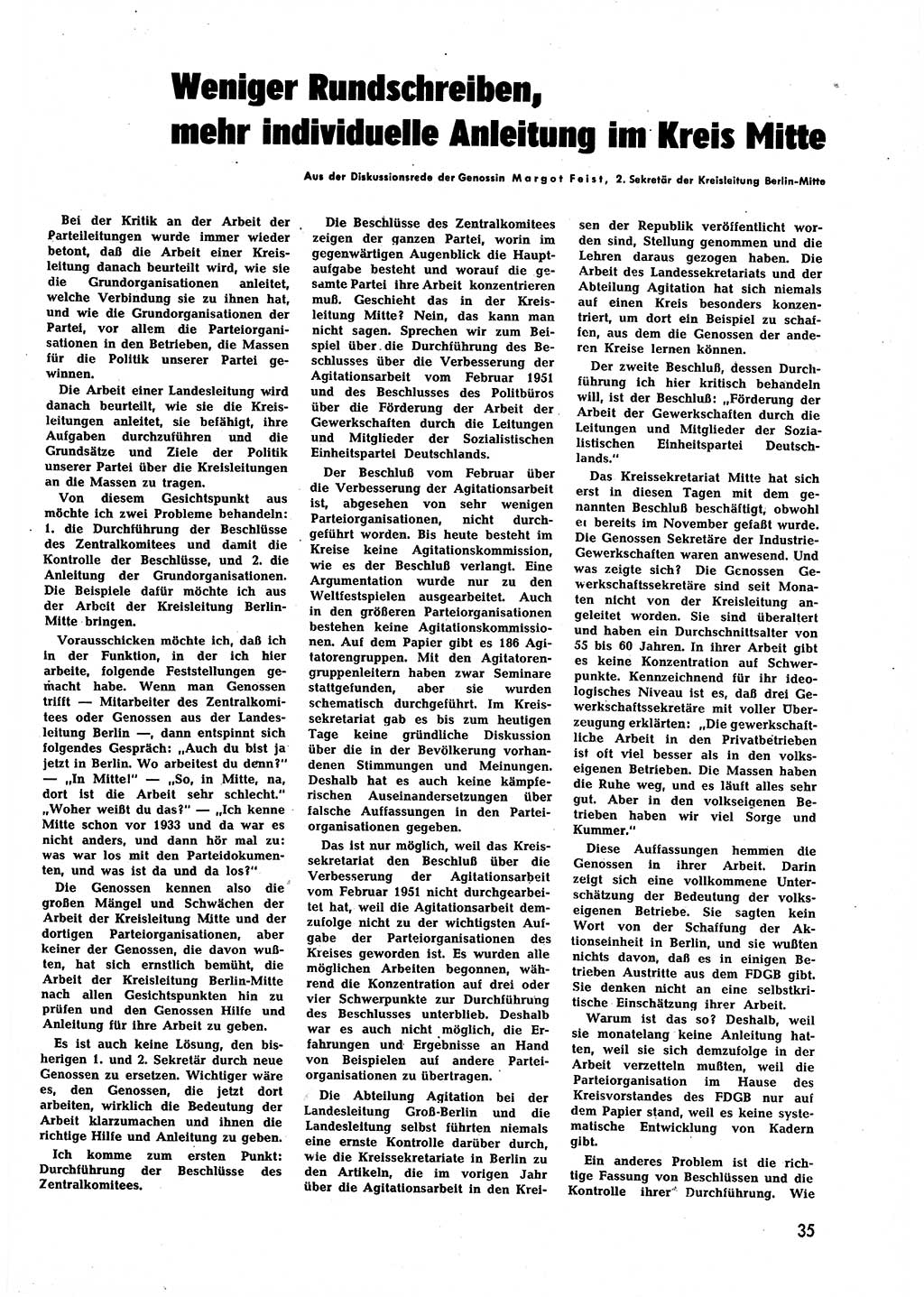 Neuer Weg (NW), Halbmonatsschrift für aktuelle Fragen der Arbeiterbewegung [Zentralkomitee (ZK) Sozialistische Einheitspartei Deutschlands (SED)], 7. Jahrgang [Deutsche Demokratische Republik (DDR)] 1952, Heft 6/35 (NW ZK SED DDR 1952, H. 6/35)