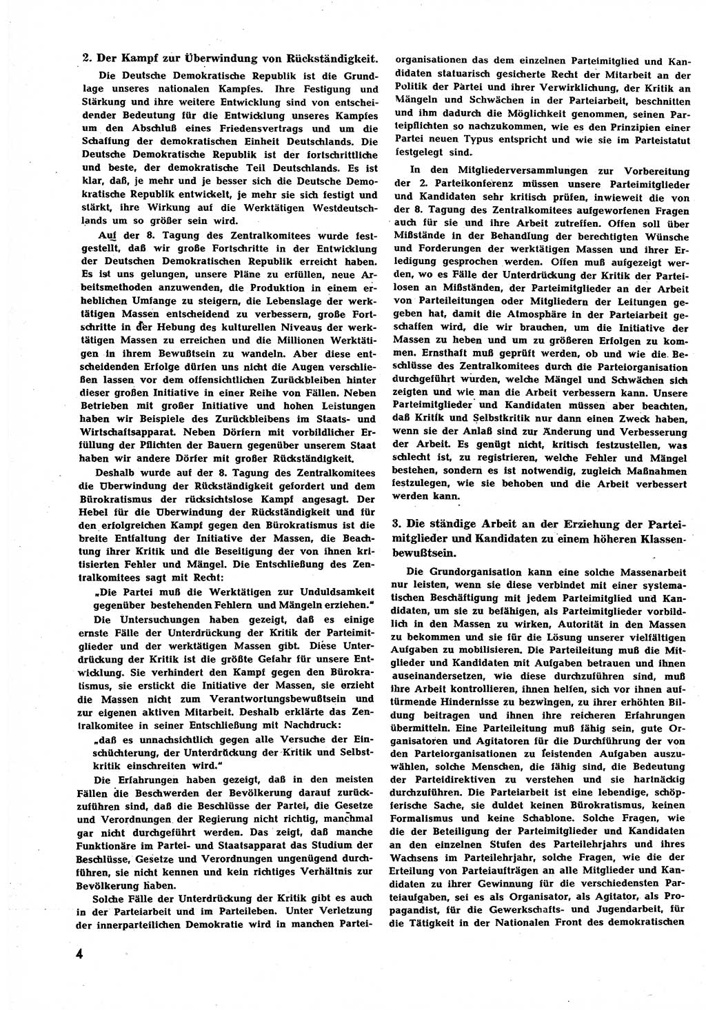 Neuer Weg (NW), Halbmonatsschrift für aktuelle Fragen der Arbeiterbewegung [Zentralkomitee (ZK) Sozialistische Einheitspartei Deutschlands (SED)], 7. Jahrgang [Deutsche Demokratische Republik (DDR)] 1952, Heft 7/4 (NW ZK SED DDR 1952, H. 7/4)