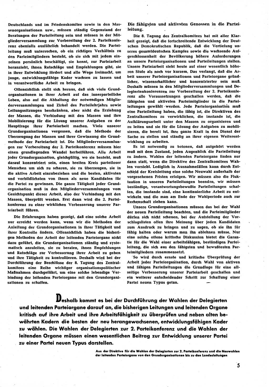 Neuer Weg (NW), Halbmonatsschrift für aktuelle Fragen der Arbeiterbewegung [Zentralkomitee (ZK) Sozialistische Einheitspartei Deutschlands (SED)], 7. Jahrgang [Deutsche Demokratische Republik (DDR)] 1952, Heft 7/5 (NW ZK SED DDR 1952, H. 7/5)