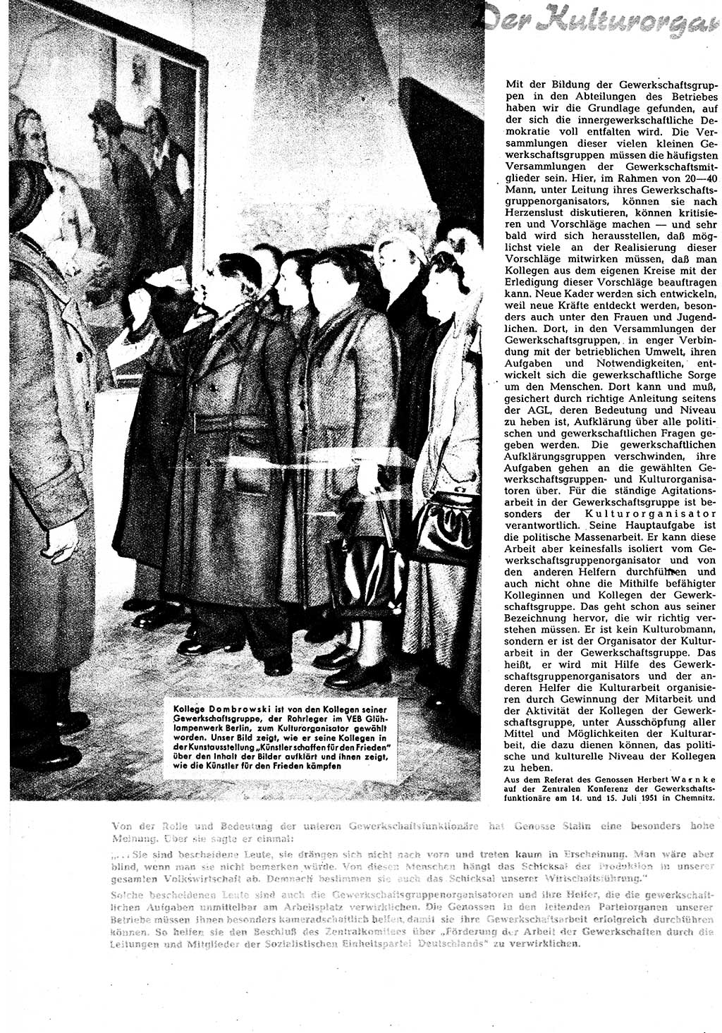 Neuer Weg (NW), Halbmonatsschrift für aktuelle Fragen der Arbeiterbewegung [Zentralkomitee (ZK) Sozialistische Einheitspartei Deutschlands (SED)], 7. Jahrgang [Deutsche Demokratische Republik (DDR)] 1952, Heft 7/22 (NW ZK SED DDR 1952, H. 7/22)