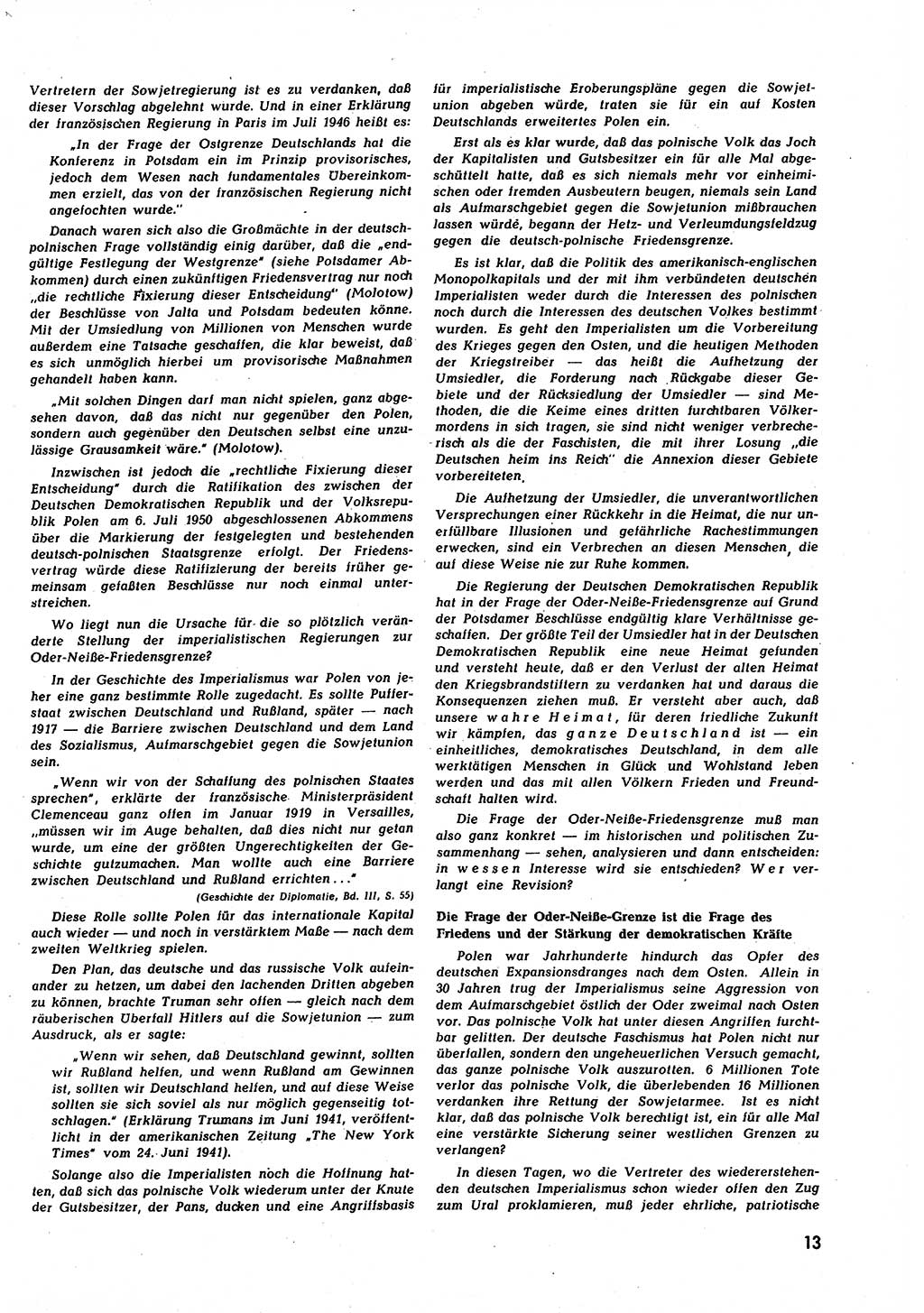 Neuer Weg (NW), Halbmonatsschrift für aktuelle Fragen der Arbeiterbewegung [Zentralkomitee (ZK) Sozialistische Einheitspartei Deutschlands (SED)], 7. Jahrgang [Deutsche Demokratische Republik (DDR)] 1952, Heft 8/13 (NW ZK SED DDR 1952, H. 8/13)
