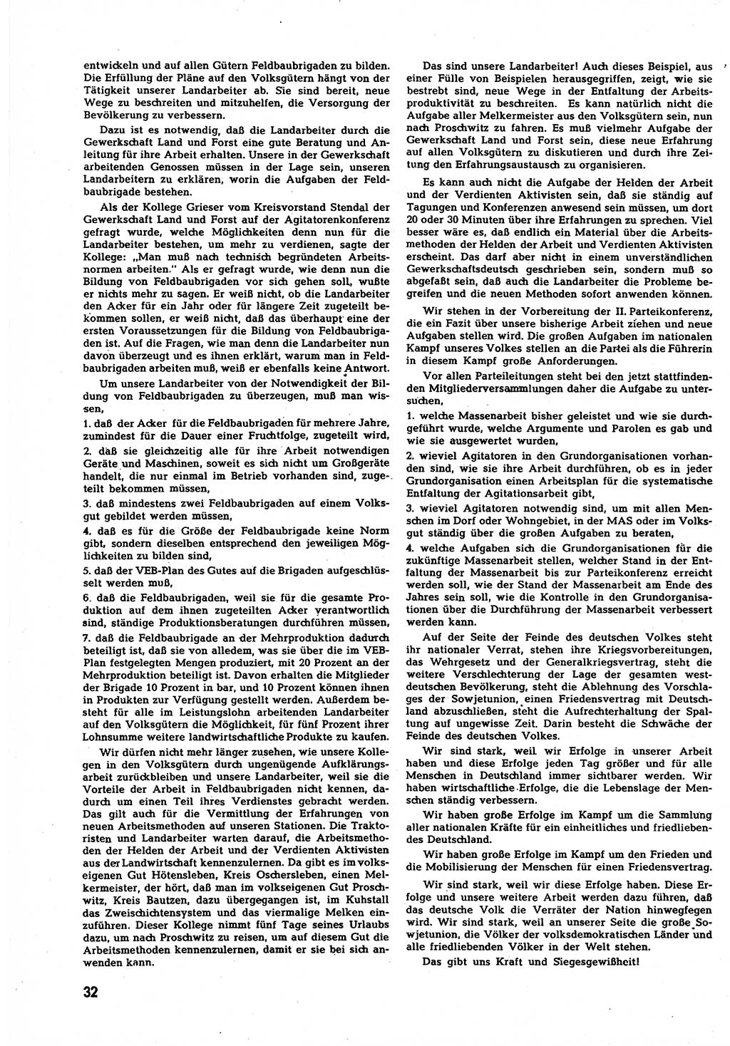 Neuer Weg (NW), Halbmonatsschrift für aktuelle Fragen der Arbeiterbewegung [Zentralkomitee (ZK) Sozialistische Einheitspartei Deutschlands (SED)], 7. Jahrgang [Deutsche Demokratische Republik (DDR)] 1952, Heft 8/32 (NW ZK SED DDR 1952, H. 8/32)