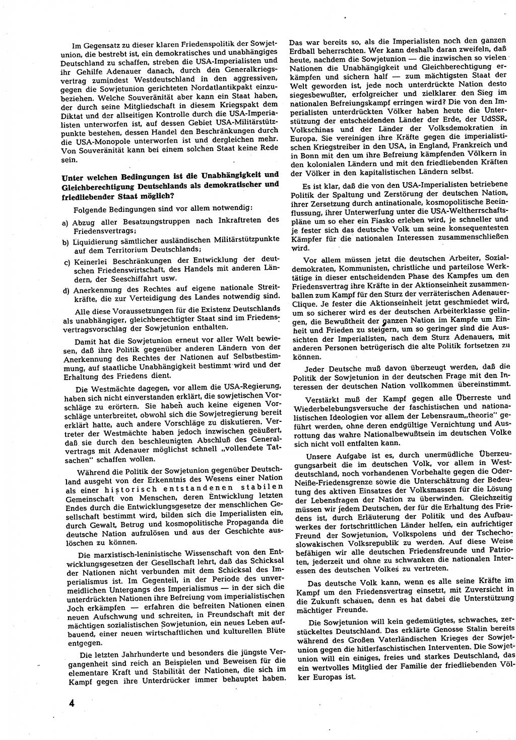 Neuer Weg (NW), Halbmonatsschrift für aktuelle Fragen der Arbeiterbewegung [Zentralkomitee (ZK) Sozialistische Einheitspartei Deutschlands (SED)], 7. Jahrgang [Deutsche Demokratische Republik (DDR)] 1952, Heft 9/4 (NW ZK SED DDR 1952, H. 9/4)