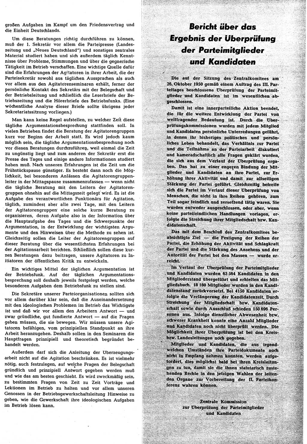 Neuer Weg (NW), Halbmonatsschrift für aktuelle Fragen der Arbeiterbewegung [Zentralkomitee (ZK) Sozialistische Einheitspartei Deutschlands (SED)], 7. Jahrgang [Deutsche Demokratische Republik (DDR)] 1952, Heft 10/5 (NW ZK SED DDR 1952, H. 10/5)