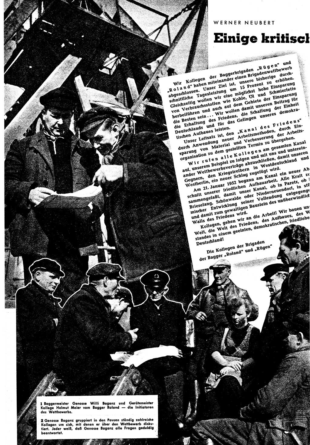 Neuer Weg (NW), Halbmonatsschrift für aktuelle Fragen der Arbeiterbewegung [Zentralkomitee (ZK) Sozialistische Einheitspartei Deutschlands (SED)], 7. Jahrgang [Deutsche Demokratische Republik (DDR)] 1952, Heft 10/10 (NW ZK SED DDR 1952, H. 10/10)