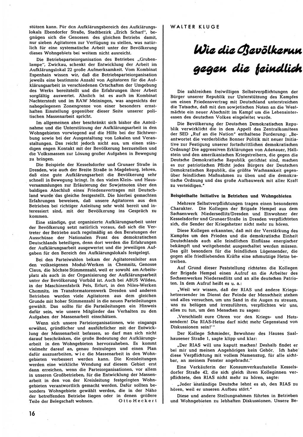 Neuer Weg (NW), Halbmonatsschrift für aktuelle Fragen der Arbeiterbewegung [Zentralkomitee (ZK) Sozialistische Einheitspartei Deutschlands (SED)], 7. Jahrgang [Deutsche Demokratische Republik (DDR)] 1952, Heft 10/16 (NW ZK SED DDR 1952, H. 10/16)