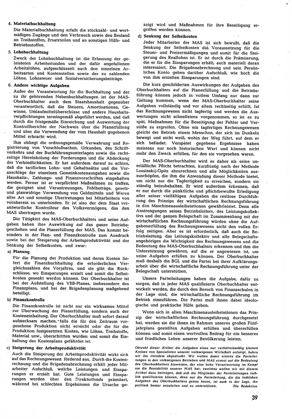 Neuer Weg (NW), Halbmonatsschrift für aktuelle Fragen der Arbeiterbewegung [Zentralkomitee (ZK) Sozialistische Einheitspartei Deutschlands (SED)], 7. Jahrgang [Deutsche Demokratische Republik (DDR)] 1952, Heft 10/39 (NW ZK SED DDR 1952, H. 10/39)