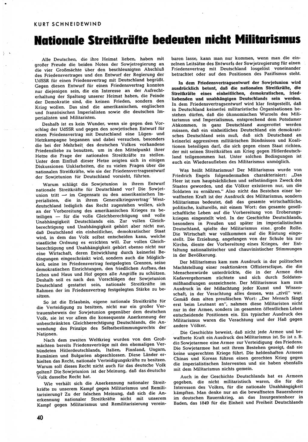Neuer Weg (NW), Halbmonatsschrift für aktuelle Fragen der Arbeiterbewegung [Zentralkomitee (ZK) Sozialistische Einheitspartei Deutschlands (SED)], 7. Jahrgang [Deutsche Demokratische Republik (DDR)] 1952, Heft 10/40 (NW ZK SED DDR 1952, H. 10/40)
