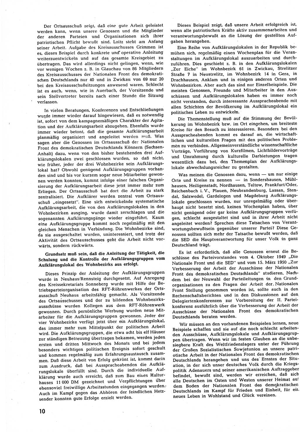 Neuer Weg (NW), Halbmonatsschrift für aktuelle Fragen der Arbeiterbewegung [Zentralkomitee (ZK) Sozialistische Einheitspartei Deutschlands (SED)], 7. Jahrgang [Deutsche Demokratische Republik (DDR)] 1952, Heft 11/10 (NW ZK SED DDR 1952, H. 11/10)