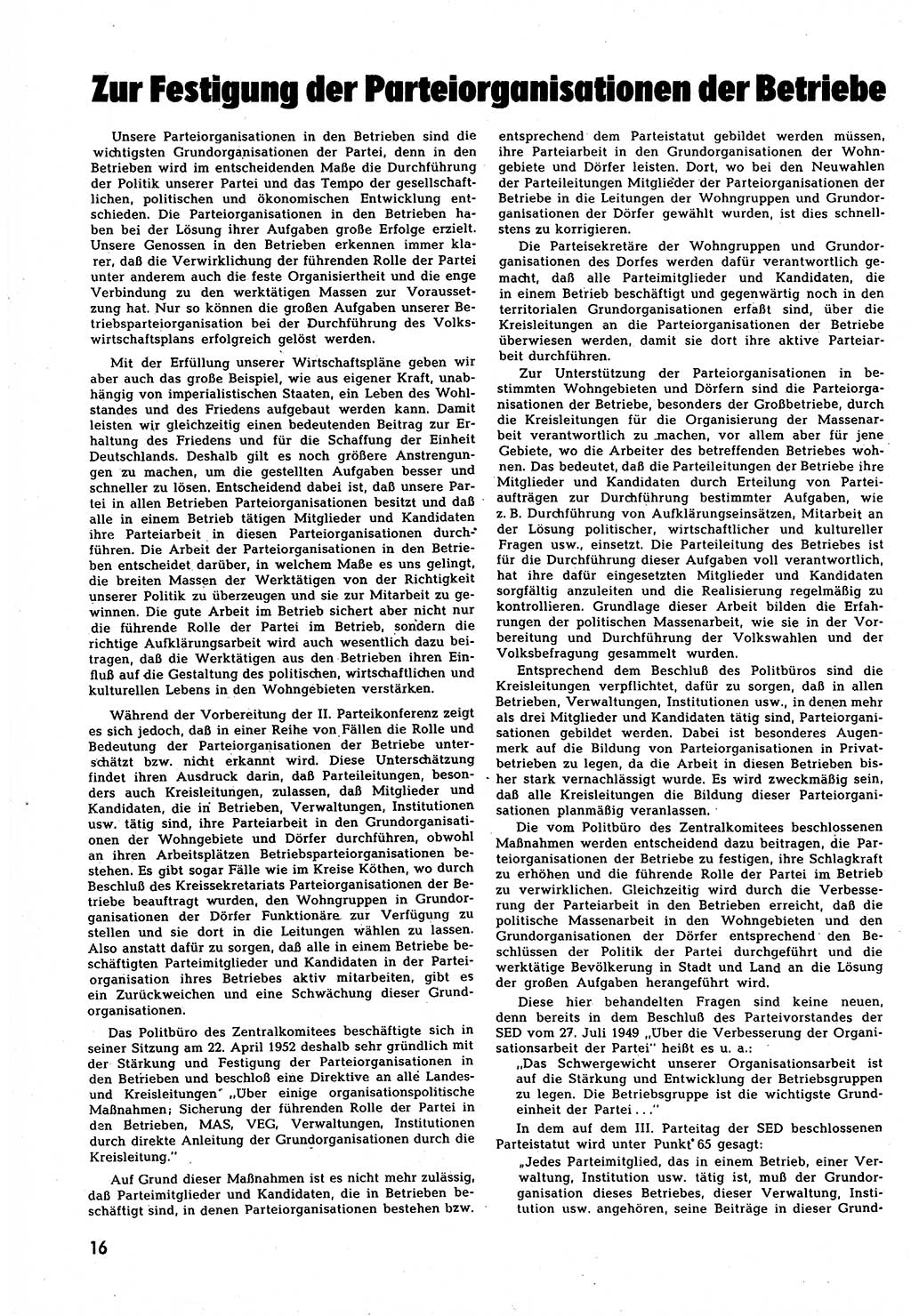 Neuer Weg (NW), Halbmonatsschrift für aktuelle Fragen der Arbeiterbewegung [Zentralkomitee (ZK) Sozialistische Einheitspartei Deutschlands (SED)], 7. Jahrgang [Deutsche Demokratische Republik (DDR)] 1952, Heft 11/16 (NW ZK SED DDR 1952, H. 11/16)