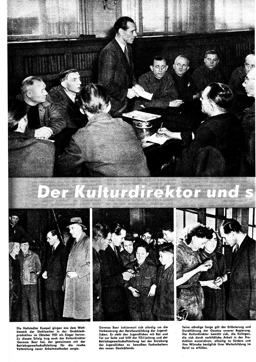 Neuer Weg (NW), Halbmonatsschrift für aktuelle Fragen der Arbeiterbewegung [Zentralkomitee (ZK) Sozialistische Einheitspartei Deutschlands (SED)], 7. Jahrgang [Deutsche Demokratische Republik (DDR)] 1952, Heft 11/22 (NW ZK SED DDR 1952, H. 11/22)