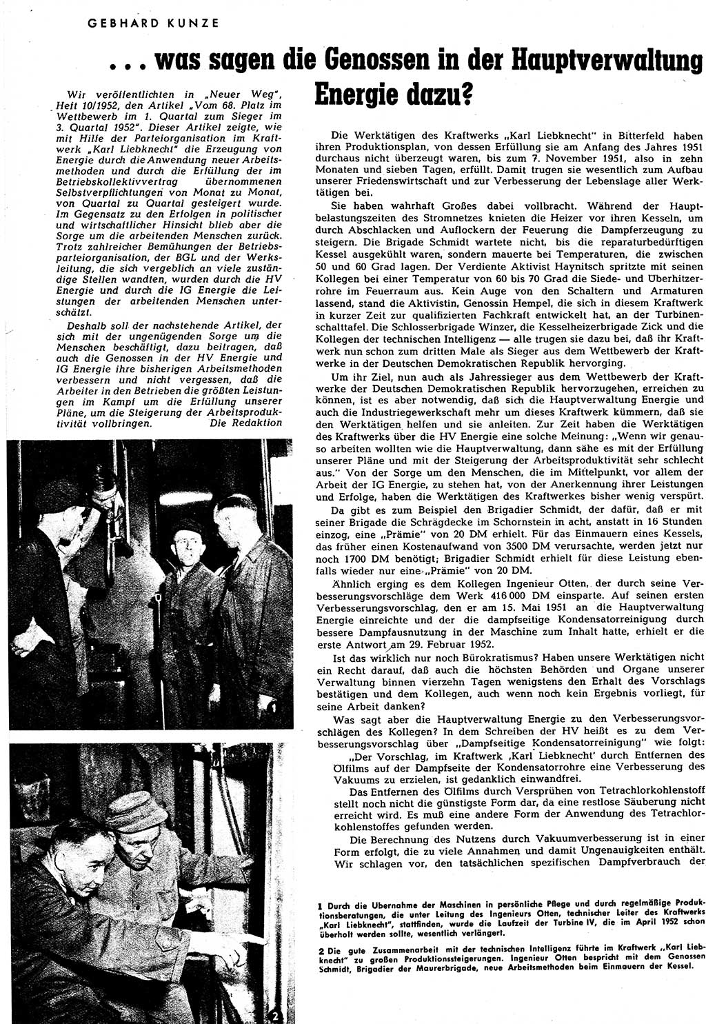 Neuer Weg (NW), Halbmonatsschrift für aktuelle Fragen der Arbeiterbewegung [Zentralkomitee (ZK) Sozialistische Einheitspartei Deutschlands (SED)], 7. Jahrgang [Deutsche Demokratische Republik (DDR)] 1952, Heft 11/28 (NW ZK SED DDR 1952, H. 11/28)