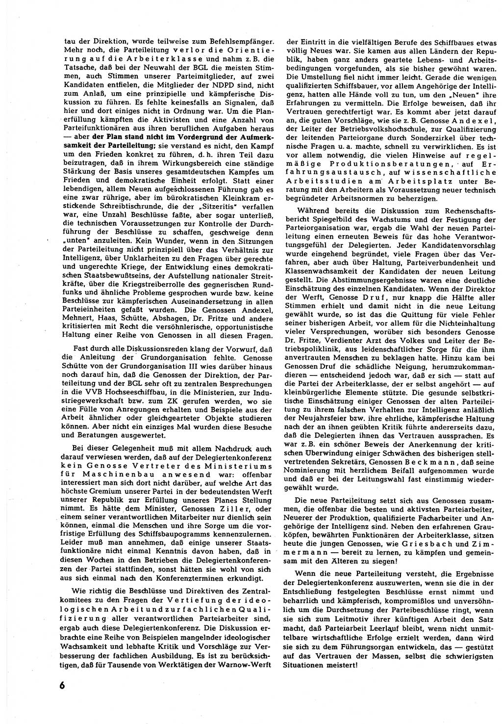 Neuer Weg (NW), Halbmonatsschrift für aktuelle Fragen der Arbeiterbewegung [Zentralkomitee (ZK) Sozialistische Einheitspartei Deutschlands (SED)], 7. Jahrgang [Deutsche Demokratische Republik (DDR)] 1952, Heft 12/6 (NW ZK SED DDR 1952, H. 12/6)