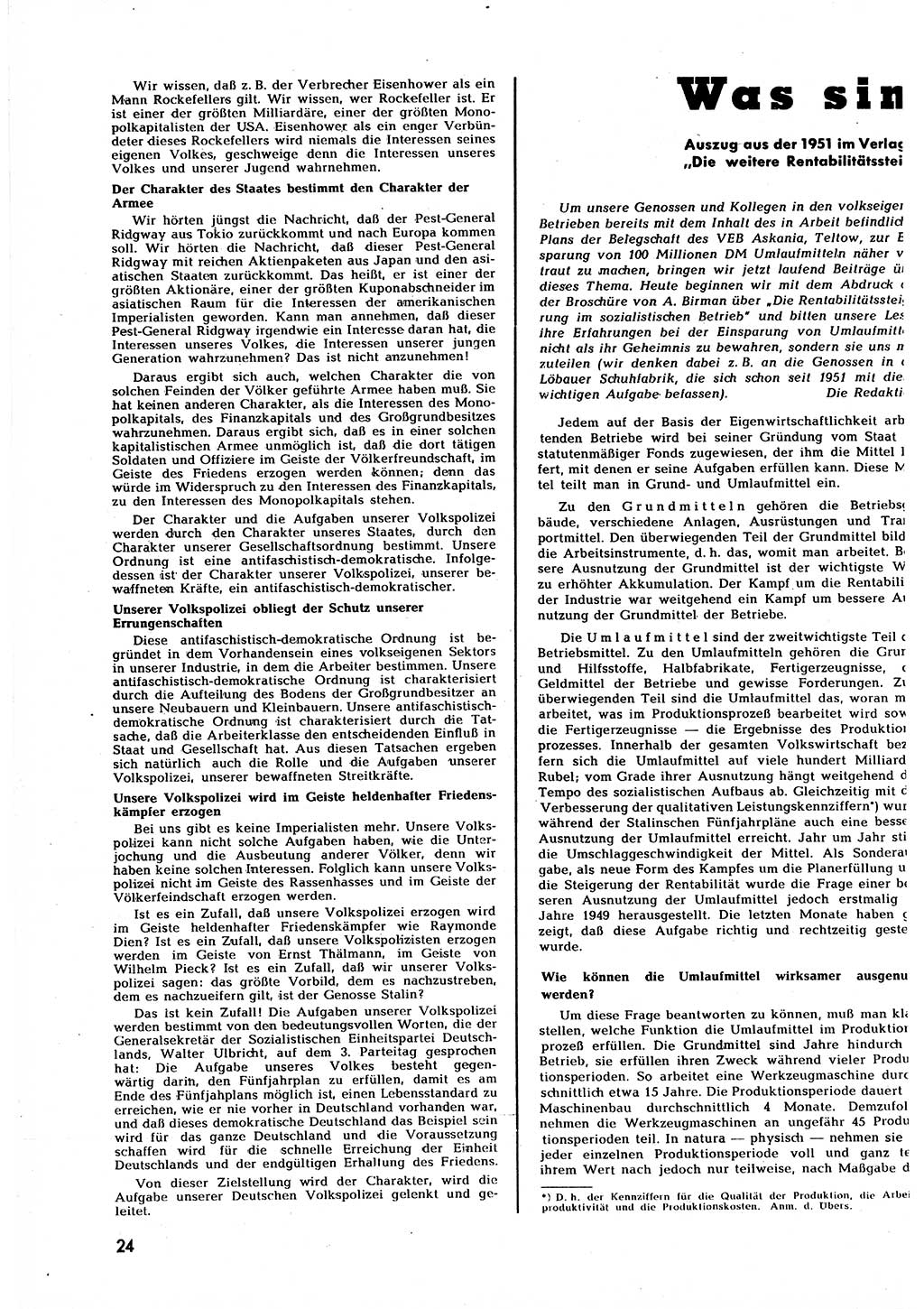 Neuer Weg (NW), Halbmonatsschrift für aktuelle Fragen der Arbeiterbewegung [Zentralkomitee (ZK) Sozialistische Einheitspartei Deutschlands (SED)], 7. Jahrgang [Deutsche Demokratische Republik (DDR)] 1952, Heft 12/24 (NW ZK SED DDR 1952, H. 12/24)