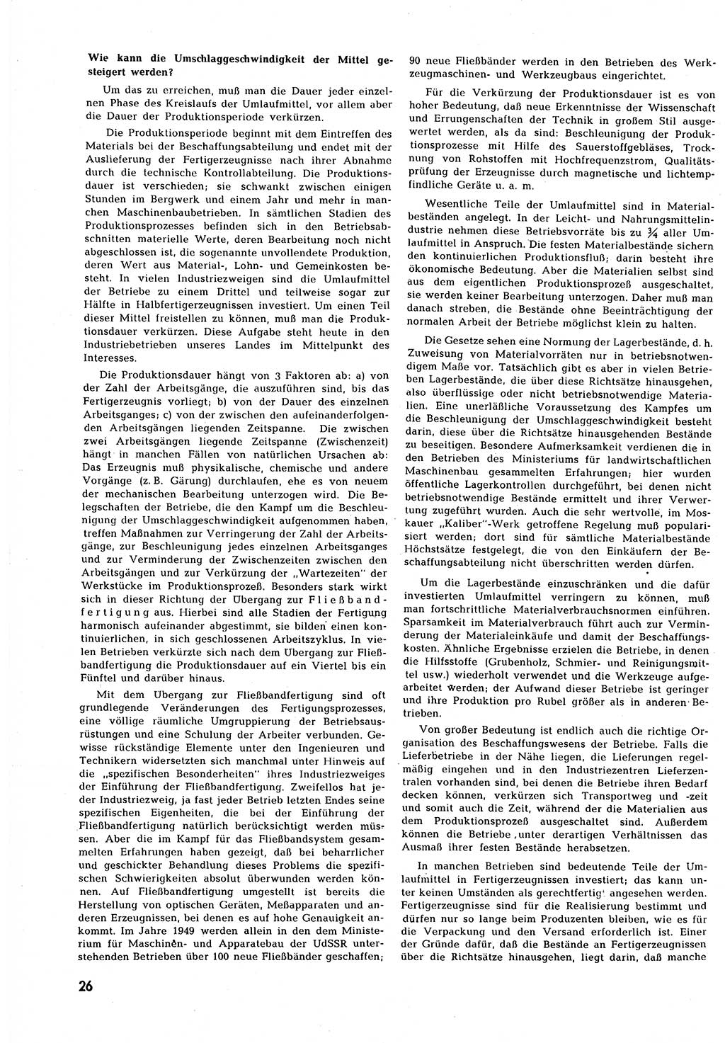 Neuer Weg (NW), Halbmonatsschrift für aktuelle Fragen der Arbeiterbewegung [Zentralkomitee (ZK) Sozialistische Einheitspartei Deutschlands (SED)], 7. Jahrgang [Deutsche Demokratische Republik (DDR)] 1952, Heft 12/26 (NW ZK SED DDR 1952, H. 12/26)