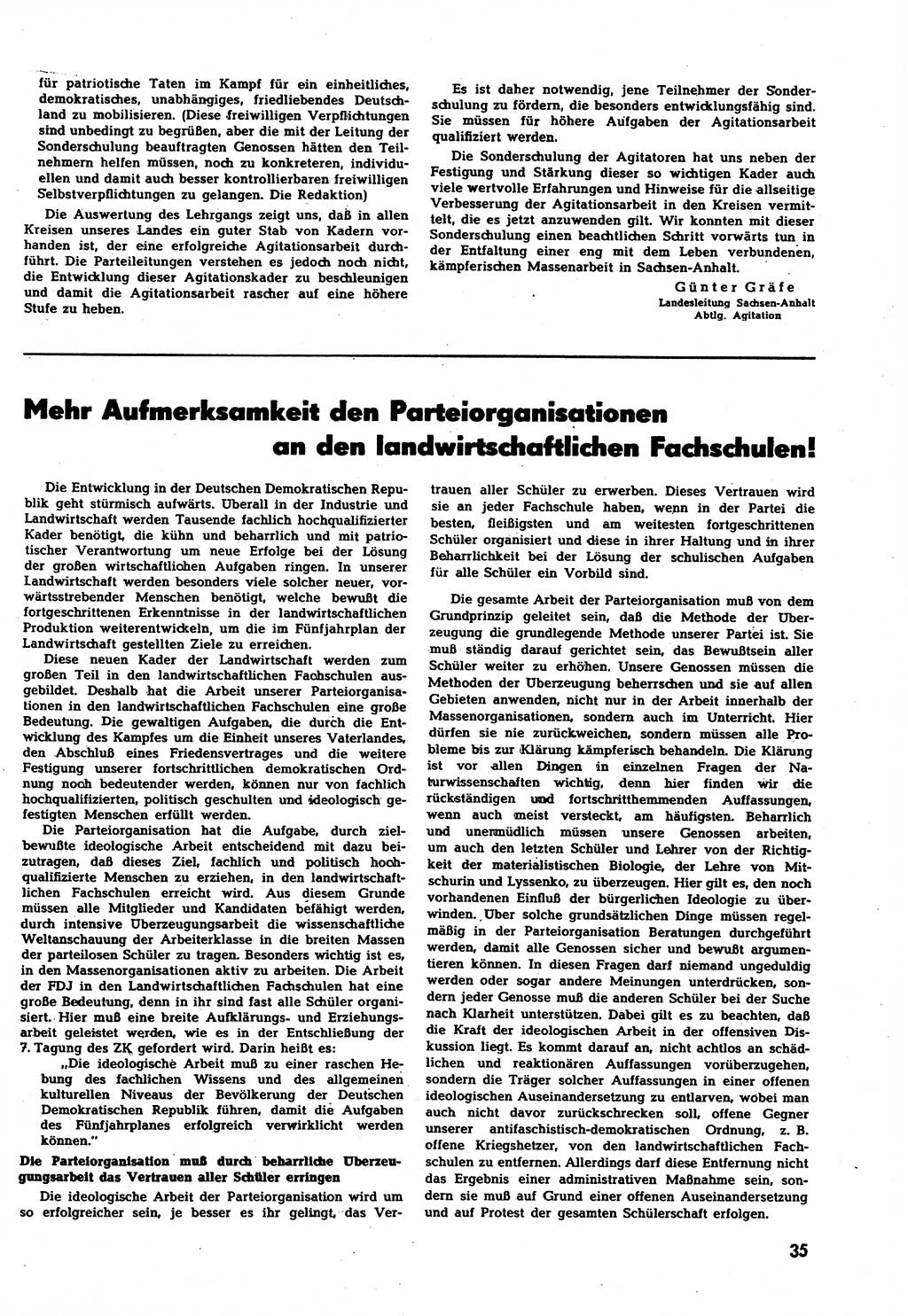 Neuer Weg (NW), Halbmonatsschrift für aktuelle Fragen der Arbeiterbewegung [Zentralkomitee (ZK) Sozialistische Einheitspartei Deutschlands (SED)], 7. Jahrgang [Deutsche Demokratische Republik (DDR)] 1952, Heft 12/35 (NW ZK SED DDR 1952, H. 12/35)