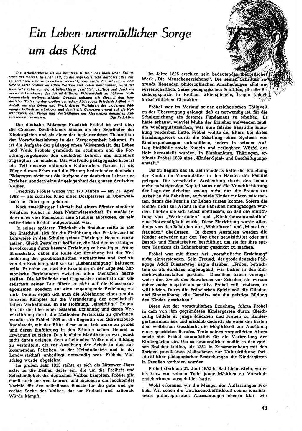 Neuer Weg (NW), Halbmonatsschrift für aktuelle Fragen der Arbeiterbewegung [Zentralkomitee (ZK) Sozialistische Einheitspartei Deutschlands (SED)], 7. Jahrgang [Deutsche Demokratische Republik (DDR)] 1952, Heft 12/43 (NW ZK SED DDR 1952, H. 12/43)