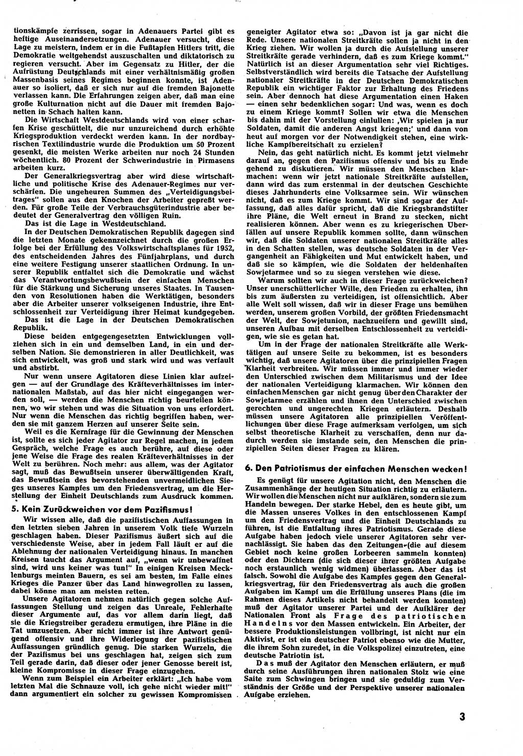 Neuer Weg (NW), Halbmonatsschrift für aktuelle Fragen der Arbeiterbewegung [Zentralkomitee (ZK) Sozialistische Einheitspartei Deutschlands (SED)], 7. Jahrgang [Deutsche Demokratische Republik (DDR)] 1952, Heft 13/3 (NW ZK SED DDR 1952, H. 13/3)