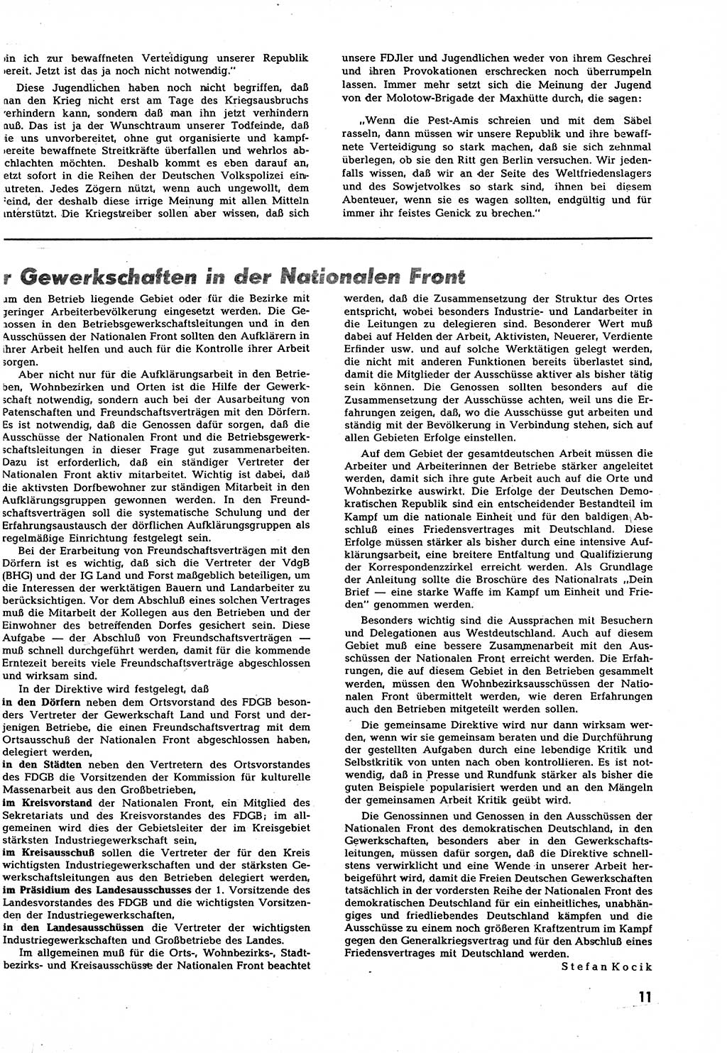 Neuer Weg (NW), Halbmonatsschrift für aktuelle Fragen der Arbeiterbewegung [Zentralkomitee (ZK) Sozialistische Einheitspartei Deutschlands (SED)], 7. Jahrgang [Deutsche Demokratische Republik (DDR)] 1952, Heft 13/11 (NW ZK SED DDR 1952, H. 13/11)