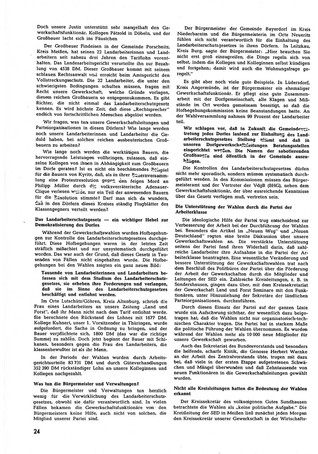 Neuer Weg (NW), Halbmonatsschrift für aktuelle Fragen der Arbeiterbewegung [Zentralkomitee (ZK) Sozialistische Einheitspartei Deutschlands (SED)], 7. Jahrgang [Deutsche Demokratische Republik (DDR)] 1952, Heft 13/24 (NW ZK SED DDR 1952, H. 13/24)