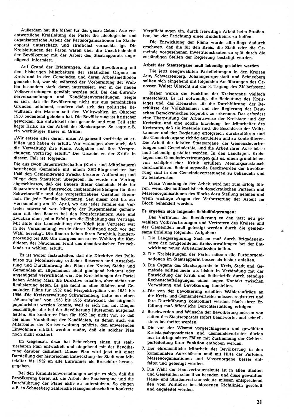 Neuer Weg (NW), Halbmonatsschrift für aktuelle Fragen der Arbeiterbewegung [Zentralkomitee (ZK) Sozialistische Einheitspartei Deutschlands (SED)], 7. Jahrgang [Deutsche Demokratische Republik (DDR)] 1952, Heft 13/31 (NW ZK SED DDR 1952, H. 13/31)