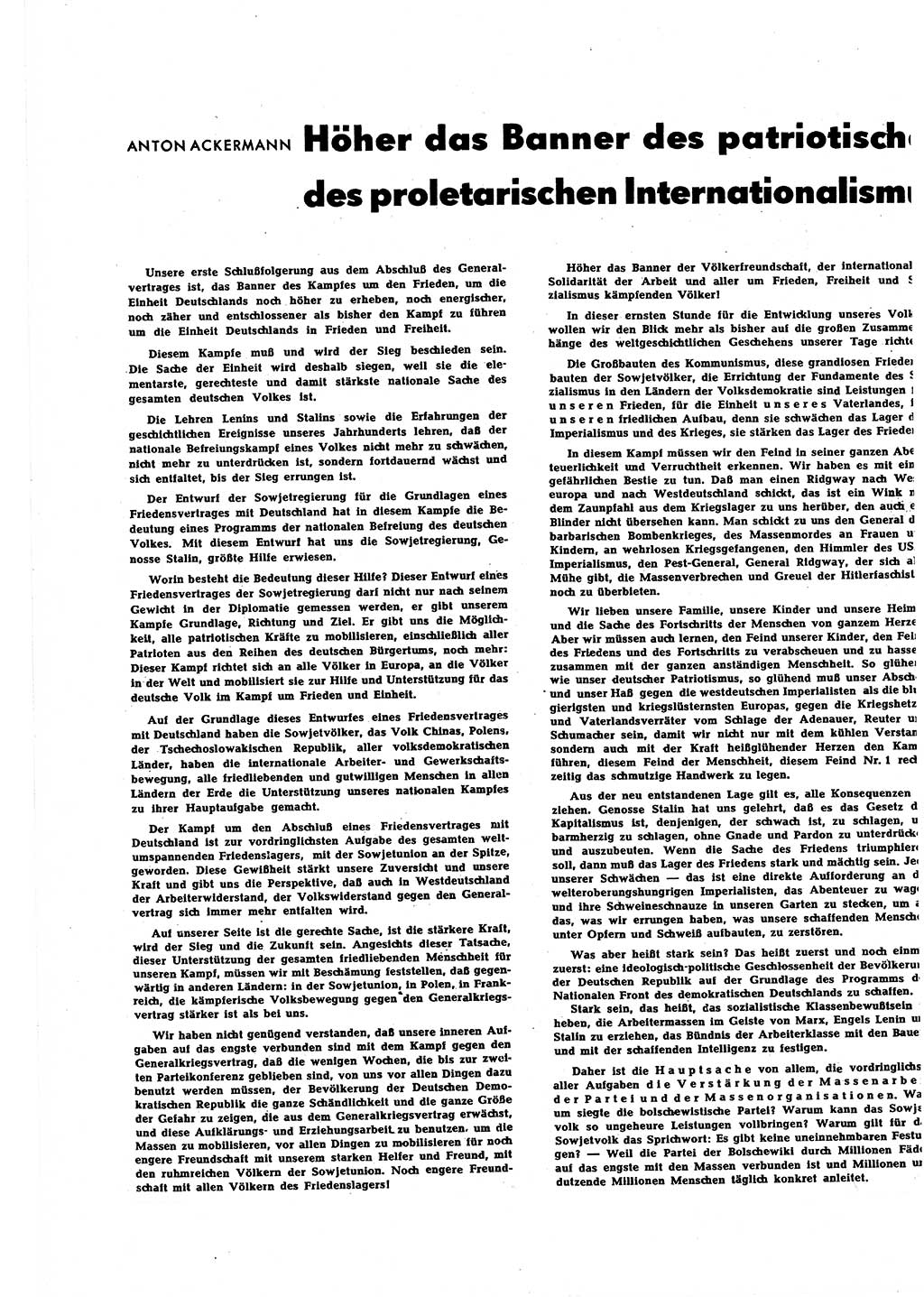 Neuer Weg (NW), Halbmonatsschrift für aktuelle Fragen der Arbeiterbewegung [Zentralkomitee (ZK) Sozialistische Einheitspartei Deutschlands (SED)], 7. Jahrgang [Deutsche Demokratische Republik (DDR)] 1952, Heft 14 (NW ZK SED DDR 1952, H. 14)