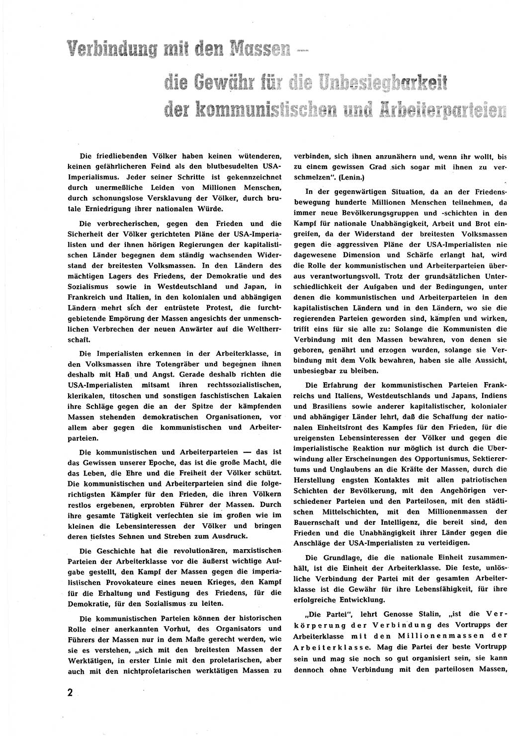 Neuer Weg (NW), Halbmonatsschrift für aktuelle Fragen der Arbeiterbewegung [Zentralkomitee (ZK) Sozialistische Einheitspartei Deutschlands (SED)], 7. Jahrgang [Deutsche Demokratische Republik (DDR)] 1952, Heft 14/2 (NW ZK SED DDR 1952, H. 14/2)