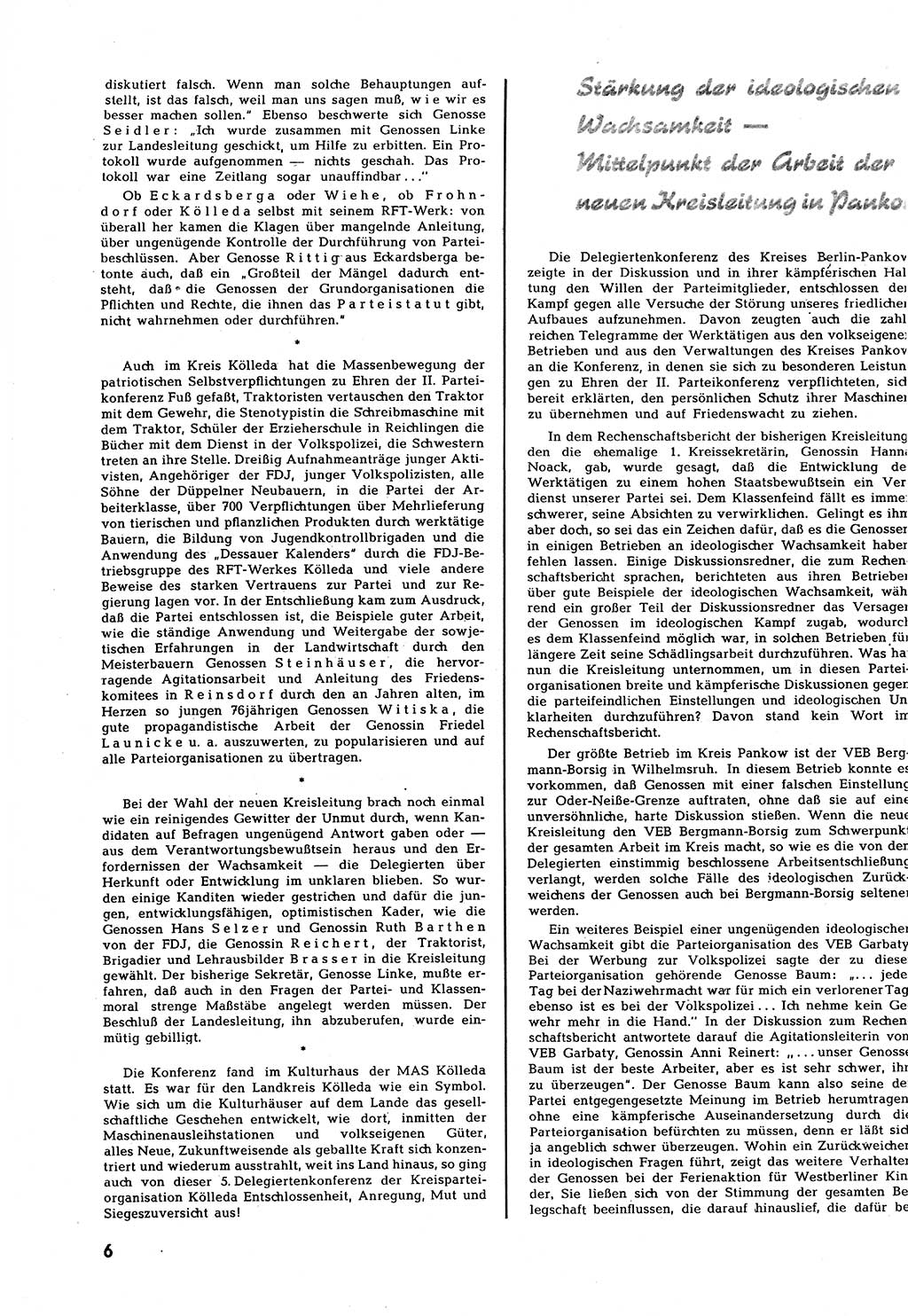Neuer Weg (NW), Halbmonatsschrift für aktuelle Fragen der Arbeiterbewegung [Zentralkomitee (ZK) Sozialistische Einheitspartei Deutschlands (SED)], 7. Jahrgang [Deutsche Demokratische Republik (DDR)] 1952, Heft 14/6 (NW ZK SED DDR 1952, H. 14/6)