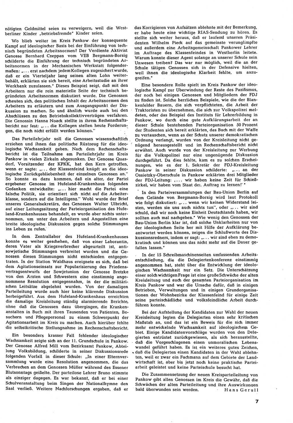 Neuer Weg (NW), Halbmonatsschrift für aktuelle Fragen der Arbeiterbewegung [Zentralkomitee (ZK) Sozialistische Einheitspartei Deutschlands (SED)], 7. Jahrgang [Deutsche Demokratische Republik (DDR)] 1952, Heft 14/7 (NW ZK SED DDR 1952, H. 14/7)