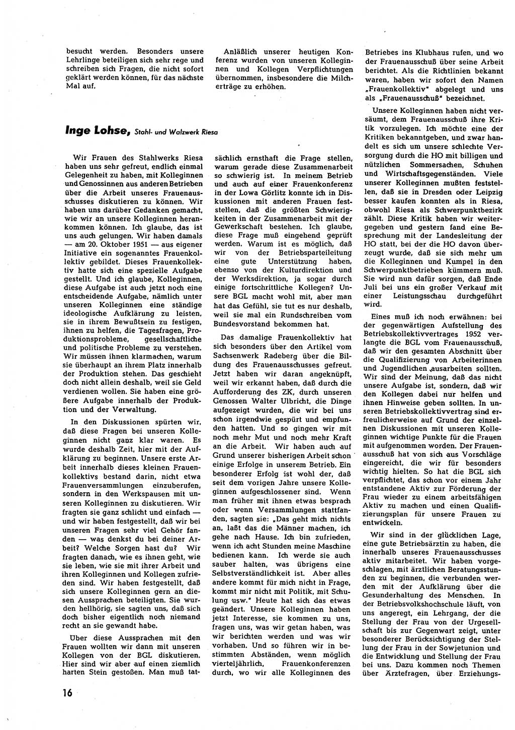 Neuer Weg (NW), Halbmonatsschrift für aktuelle Fragen der Arbeiterbewegung [Zentralkomitee (ZK) Sozialistische Einheitspartei Deutschlands (SED)], 7. Jahrgang [Deutsche Demokratische Republik (DDR)] 1952, Heft 14/16 (NW ZK SED DDR 1952, H. 14/16)