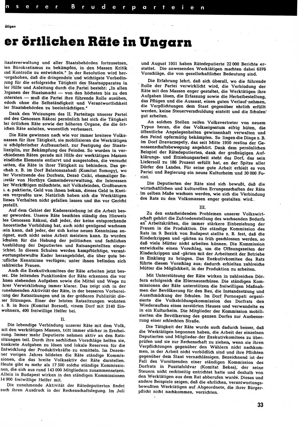 Neuer Weg (NW), Halbmonatsschrift für aktuelle Fragen der Arbeiterbewegung [Zentralkomitee (ZK) Sozialistische Einheitspartei Deutschlands (SED)], 7. Jahrgang [Deutsche Demokratische Republik (DDR)] 1952, Heft 14/33 (NW ZK SED DDR 1952, H. 14/33)