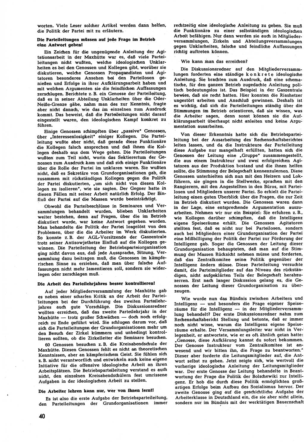 Neuer Weg (NW), Halbmonatsschrift für aktuelle Fragen der Arbeiterbewegung [Zentralkomitee (ZK) Sozialistische Einheitspartei Deutschlands (SED)], 7. Jahrgang [Deutsche Demokratische Republik (DDR)] 1952, Heft 14/40 (NW ZK SED DDR 1952, H. 14/40)