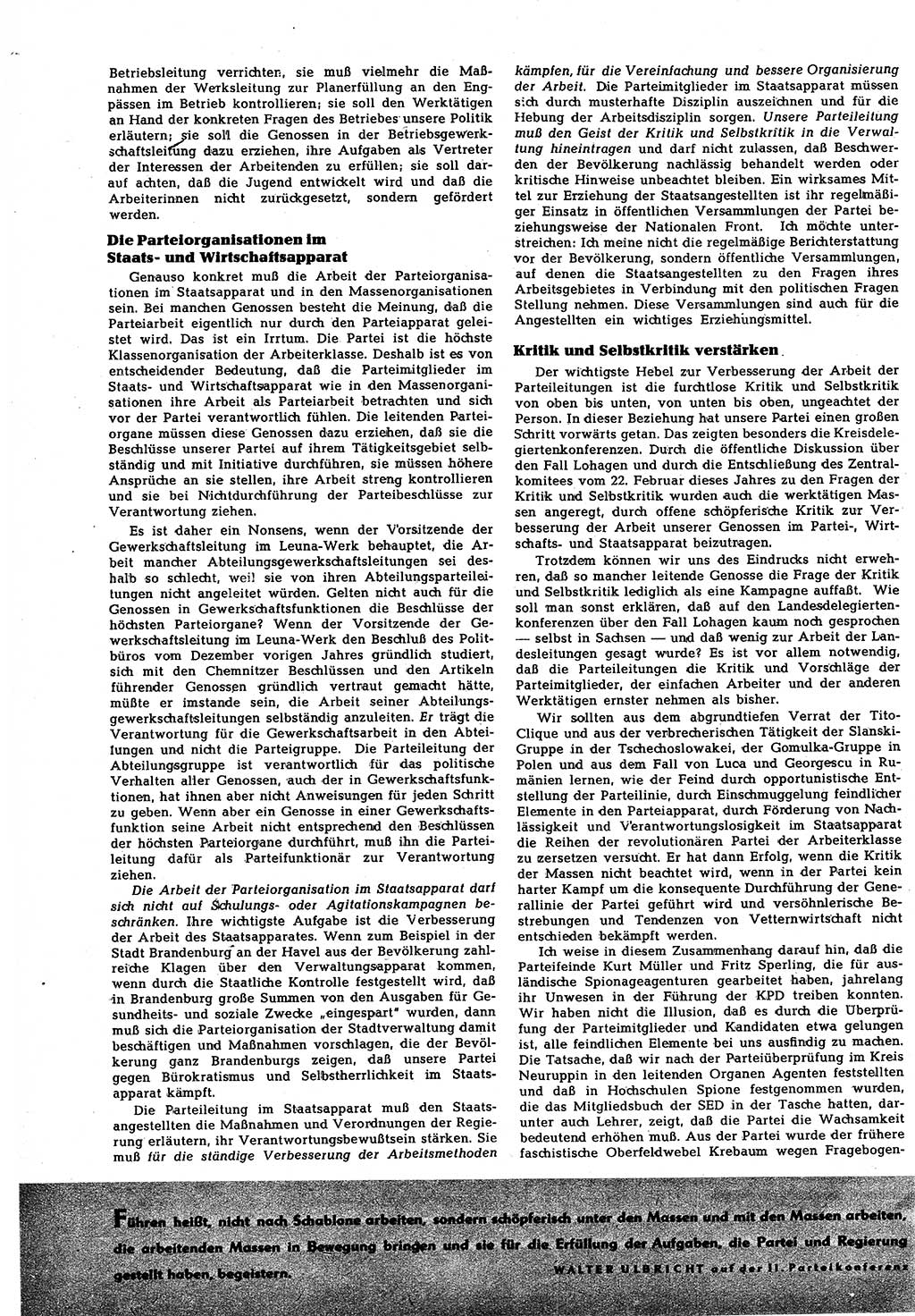 Neuer Weg (NW), Halbmonatsschrift für aktuelle Fragen der Arbeiterbewegung [Zentralkomitee (ZK) Sozialistische Einheitspartei Deutschlands (SED)], 7. Jahrgang [Deutsche Demokratische Republik (DDR)] 1952, Heft 15/12 (NW ZK SED DDR 1952, H. 15/12)