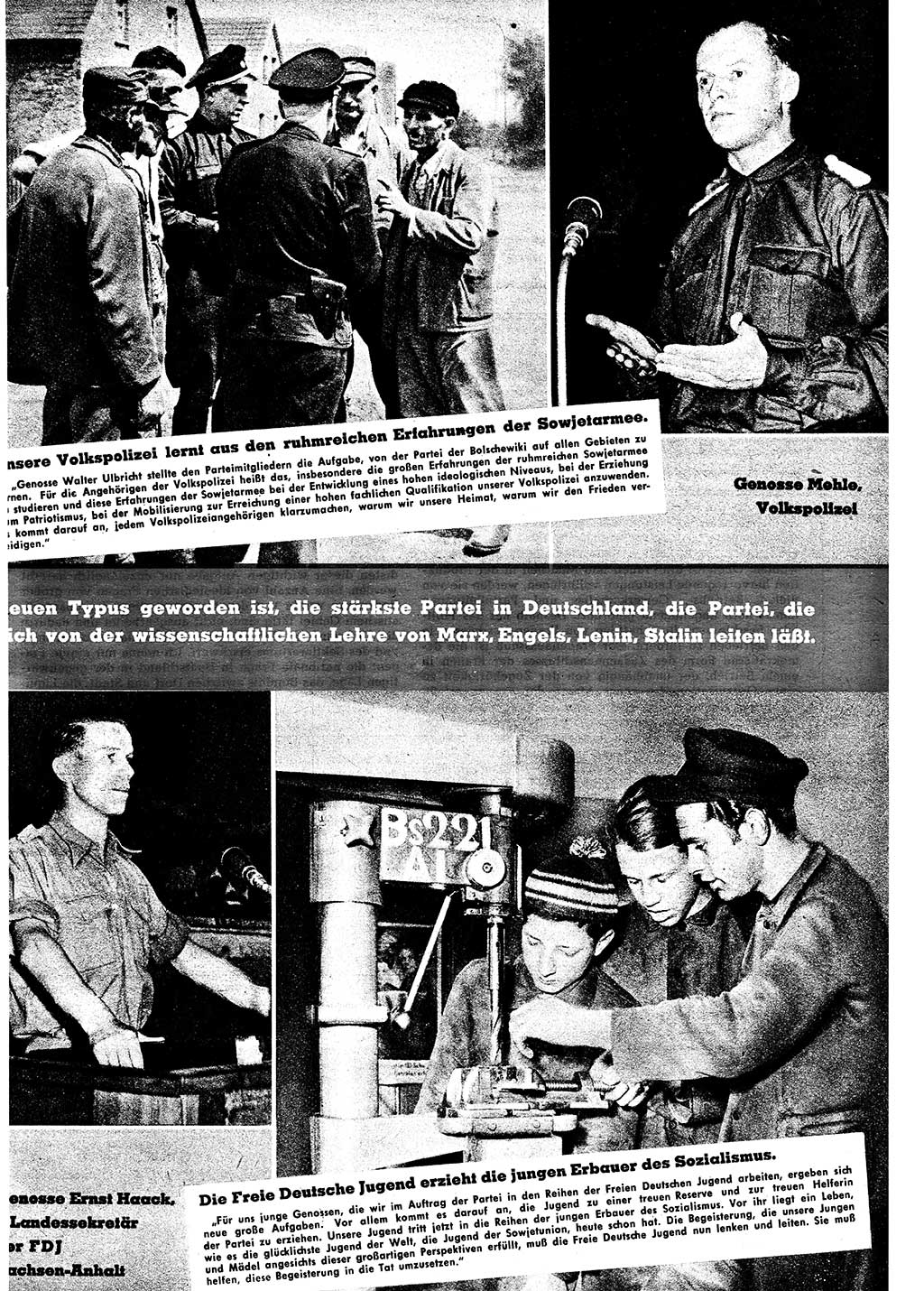Neuer Weg (NW), Halbmonatsschrift für aktuelle Fragen der Arbeiterbewegung [Zentralkomitee (ZK) Sozialistische Einheitspartei Deutschlands (SED)], 7. Jahrgang [Deutsche Demokratische Republik (DDR)] 1952, Heft 15/15 (NW ZK SED DDR 1952, H. 15/15)