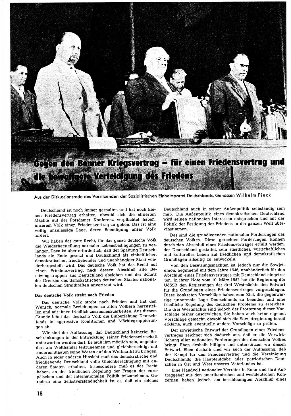 Neuer Weg (NW), Halbmonatsschrift für aktuelle Fragen der Arbeiterbewegung [Zentralkomitee (ZK) Sozialistische Einheitspartei Deutschlands (SED)], 7. Jahrgang [Deutsche Demokratische Republik (DDR)] 1952, Heft 15/18 (NW ZK SED DDR 1952, H. 15/18)
