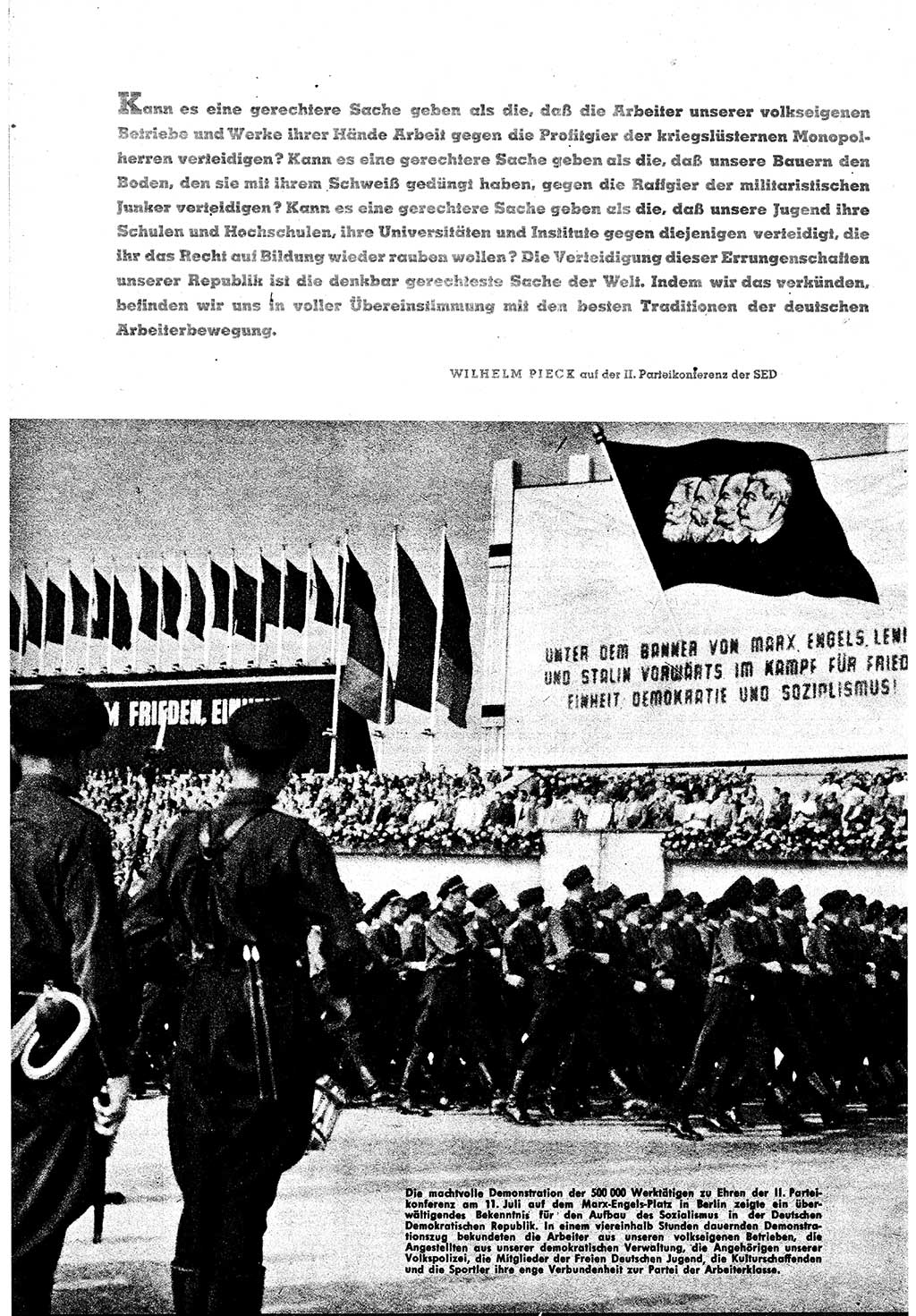Neuer Weg (NW), Halbmonatsschrift für aktuelle Fragen der Arbeiterbewegung [Zentralkomitee (ZK) Sozialistische Einheitspartei Deutschlands (SED)], 7. Jahrgang [Deutsche Demokratische Republik (DDR)] 1952, Heft 15/30 (NW ZK SED DDR 1952, H. 15/30)