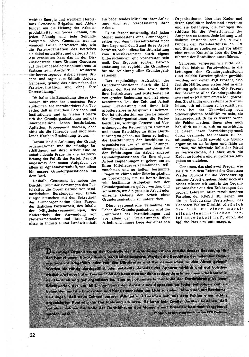 Neuer Weg (NW), Halbmonatsschrift für aktuelle Fragen der Arbeiterbewegung [Zentralkomitee (ZK) Sozialistische Einheitspartei Deutschlands (SED)], 7. Jahrgang [Deutsche Demokratische Republik (DDR)] 1952, Heft 15/32 (NW ZK SED DDR 1952, H. 15/32)