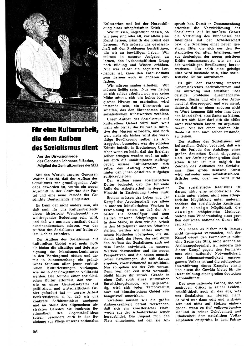Neuer Weg (NW), Halbmonatsschrift für aktuelle Fragen der Arbeiterbewegung [Zentralkomitee (ZK) Sozialistische Einheitspartei Deutschlands (SED)], 7. Jahrgang [Deutsche Demokratische Republik (DDR)] 1952, Heft 15/56 (NW ZK SED DDR 1952, H. 15/56)