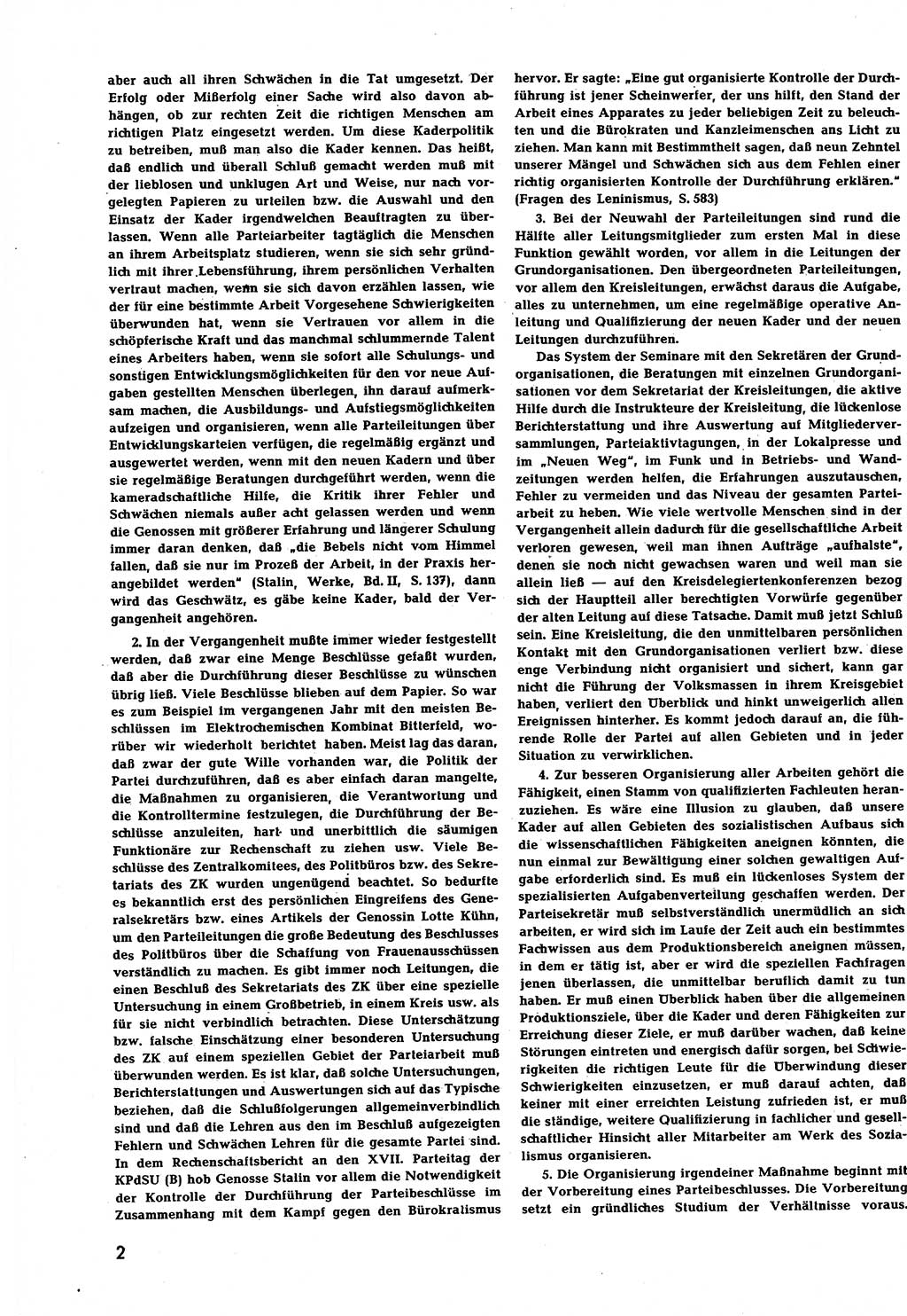 Neuer Weg (NW), Halbmonatsschrift für aktuelle Fragen der Arbeiterbewegung [Zentralkomitee (ZK) Sozialistische Einheitspartei Deutschlands (SED)], 7. Jahrgang [Deutsche Demokratische Republik (DDR)] 1952, Heft 16/2 (NW ZK SED DDR 1952, H. 16/2)